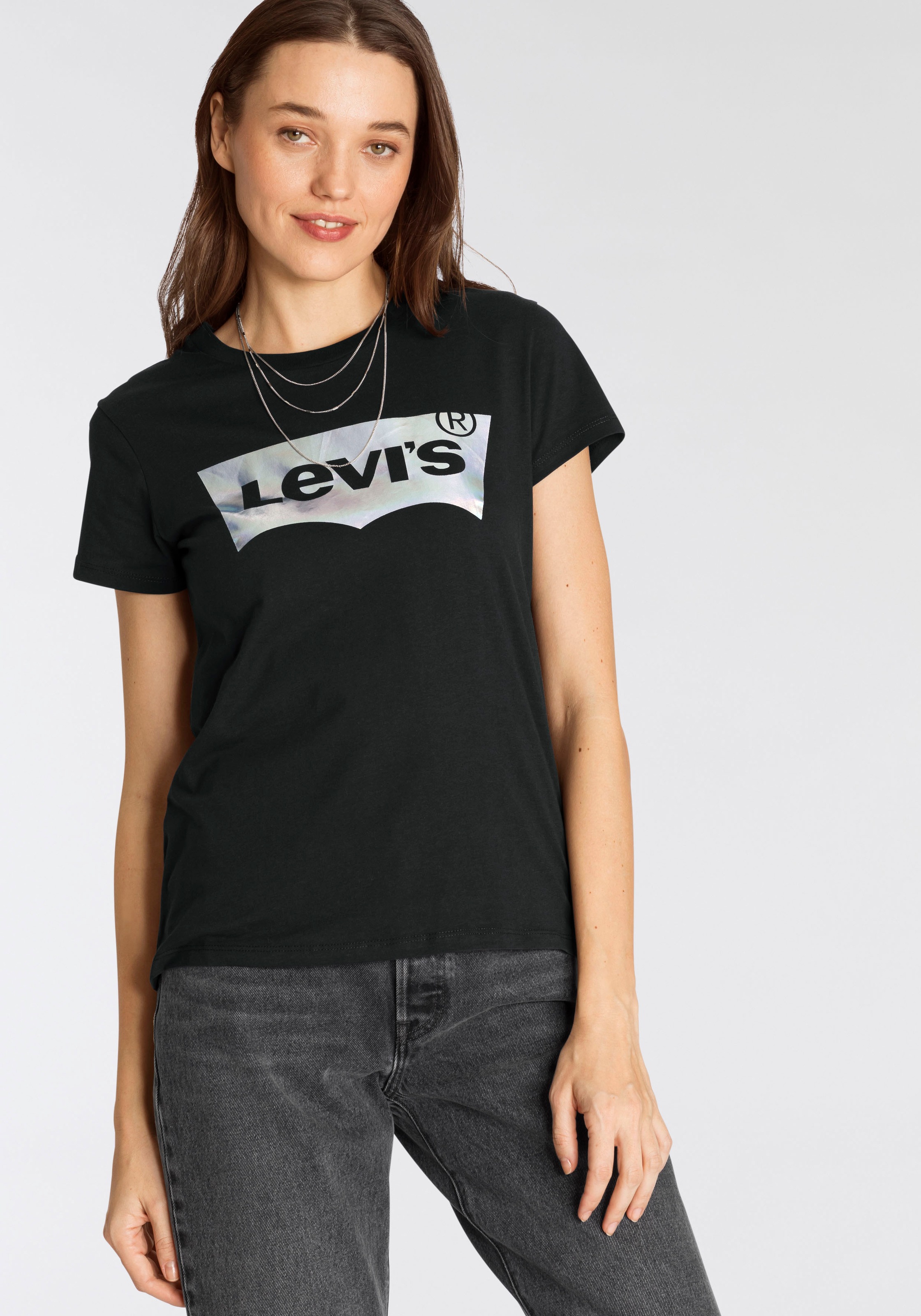 Image of Levi's® T-Shirt »THE PERFECT TEE«, Mit grossem Frontprint bei Ackermann Versand Schweiz