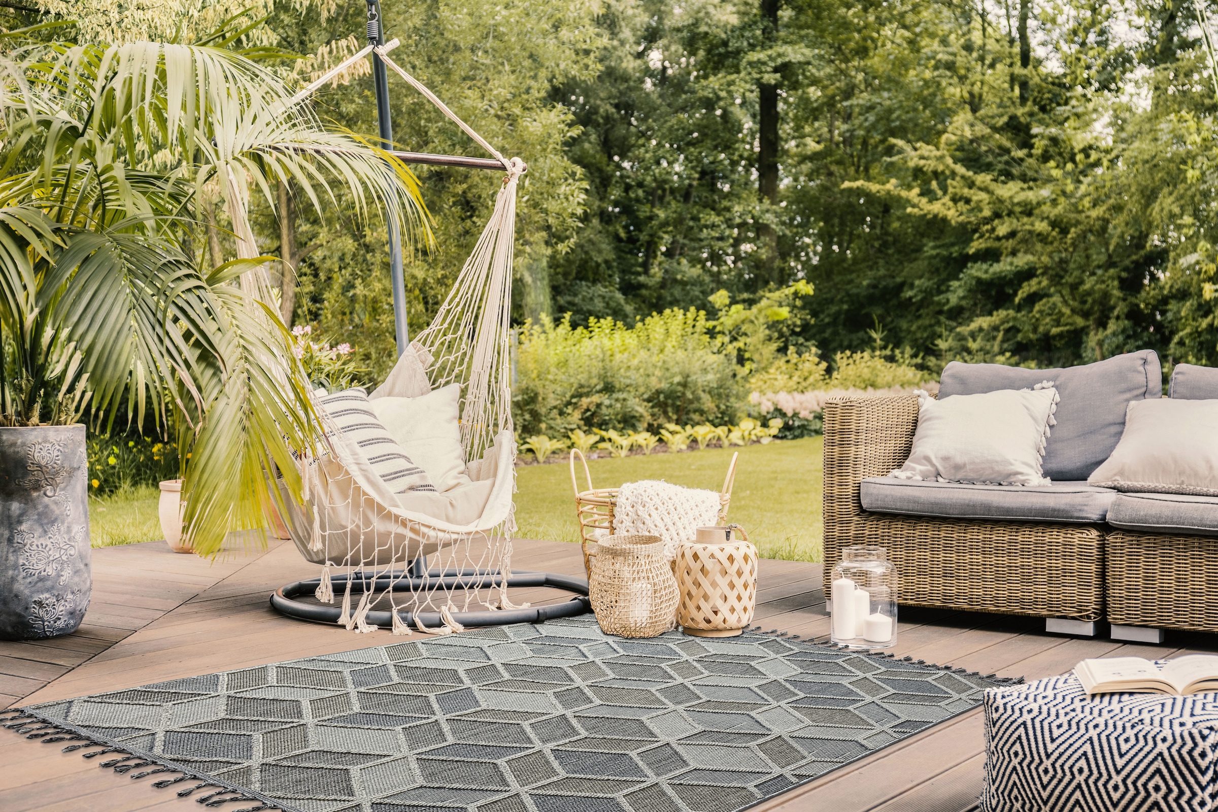 ASTRA Tapis »Trevi 6831 224« Rectangulaire 7 mm Höhe In- und Outddor geeignet, Balkon, Aussenbereich