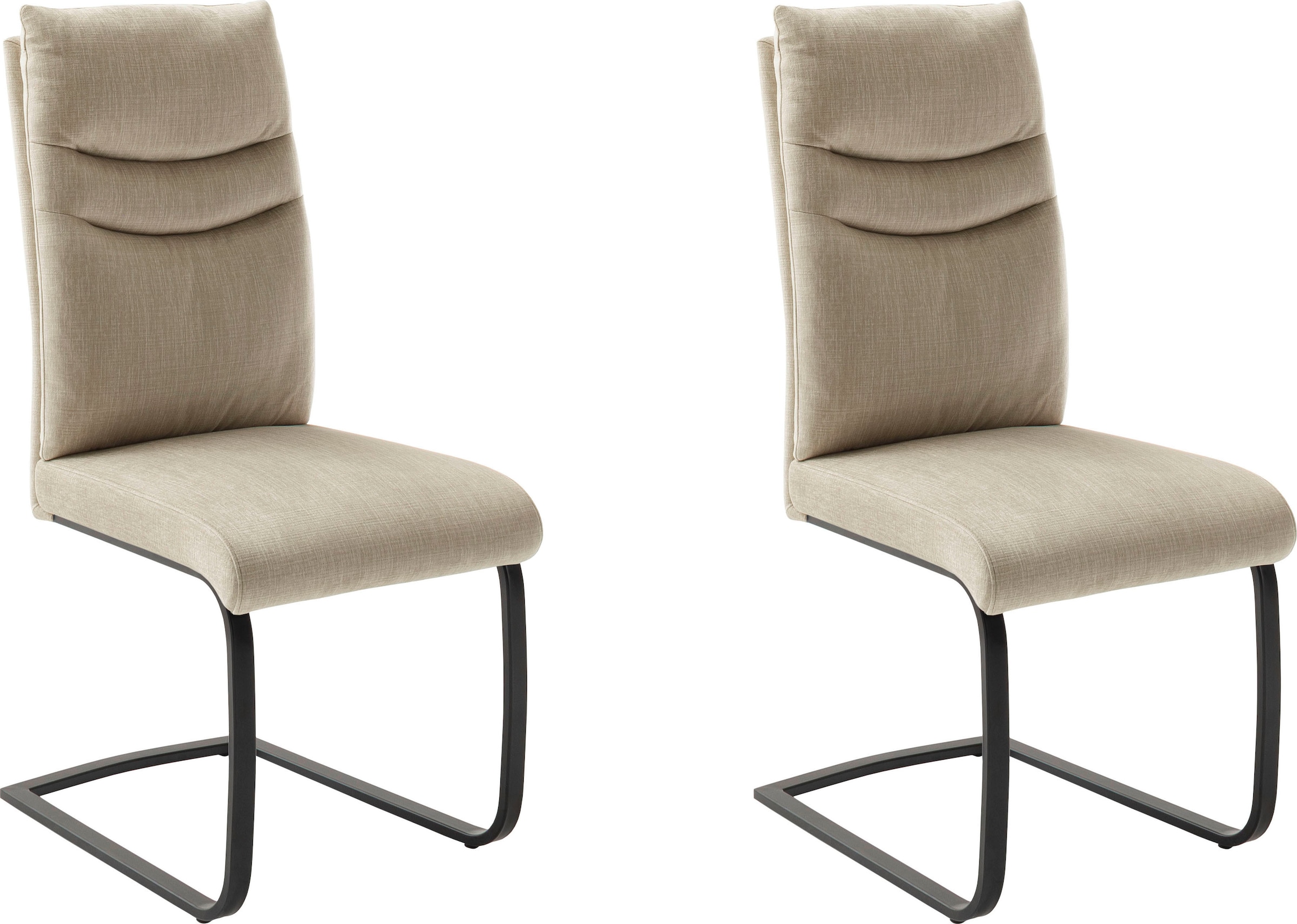 Image of MCA furniture Freischwinger "Gibara Schwingstuhl 2er Set" (Set) 2 Stk.Esszimmerstuhl,Nosag Federung im Sitz,Flachrohr,Belastbarkeit 140 kg