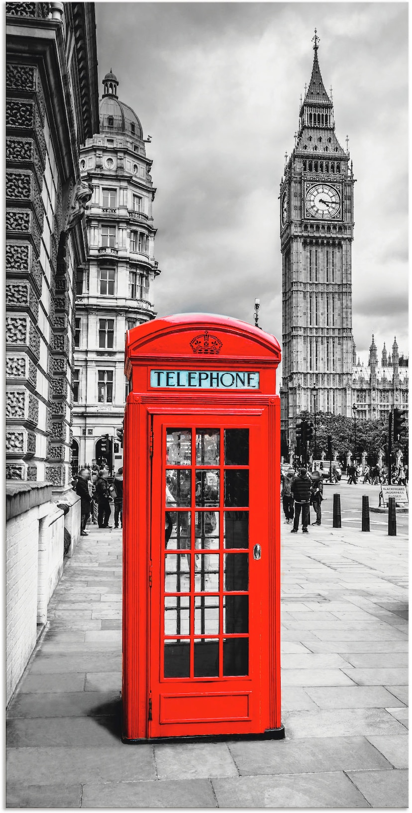 Artland Glasbild »London Telefonzelle«, Gebäude, (1 St.), in verschiedenen  Grössen jetzt kaufen