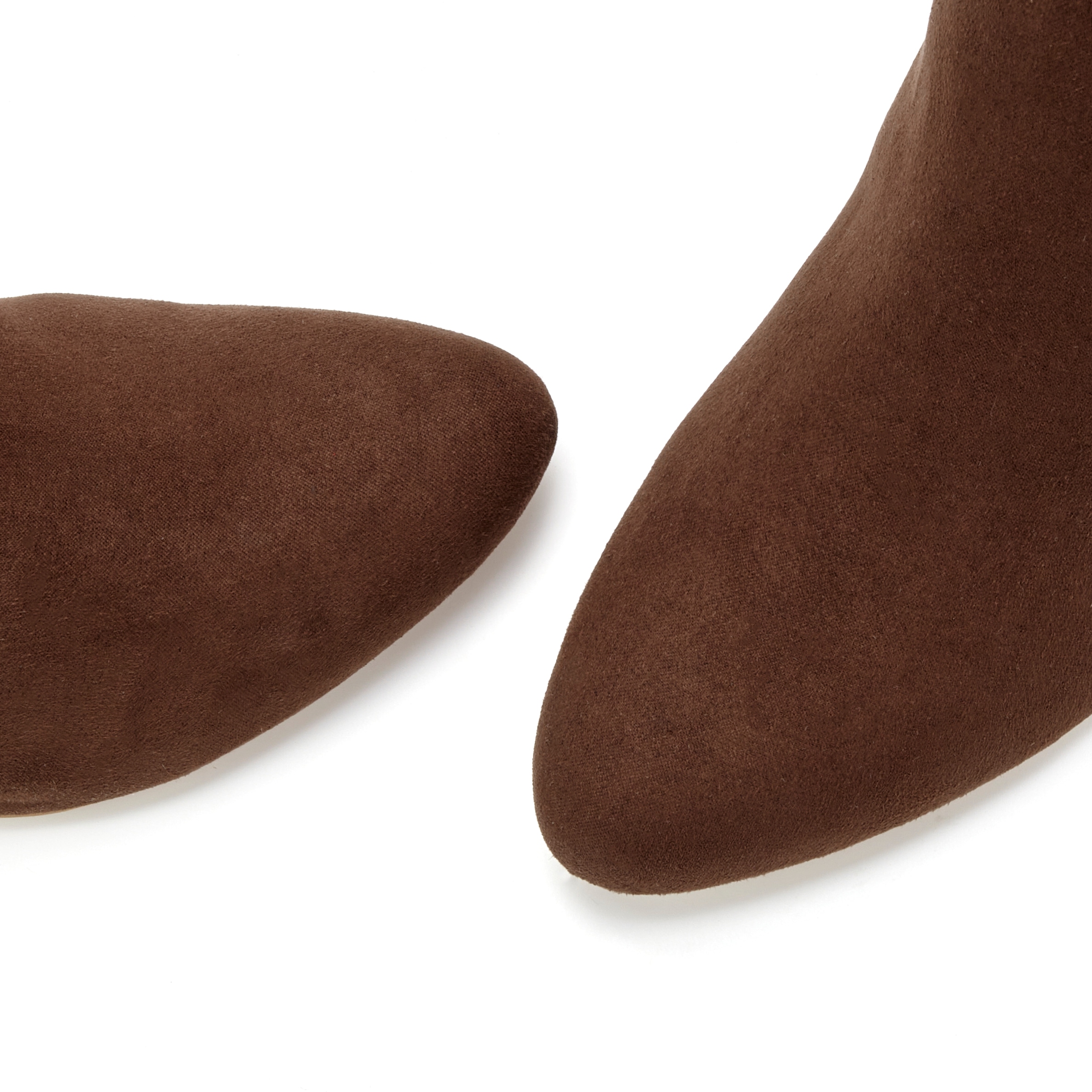 LASCANA Stiefel »Langschaftstiefel, Stiefelette,«  mit Blockabsatz in elegant zweifarbiger Optik
