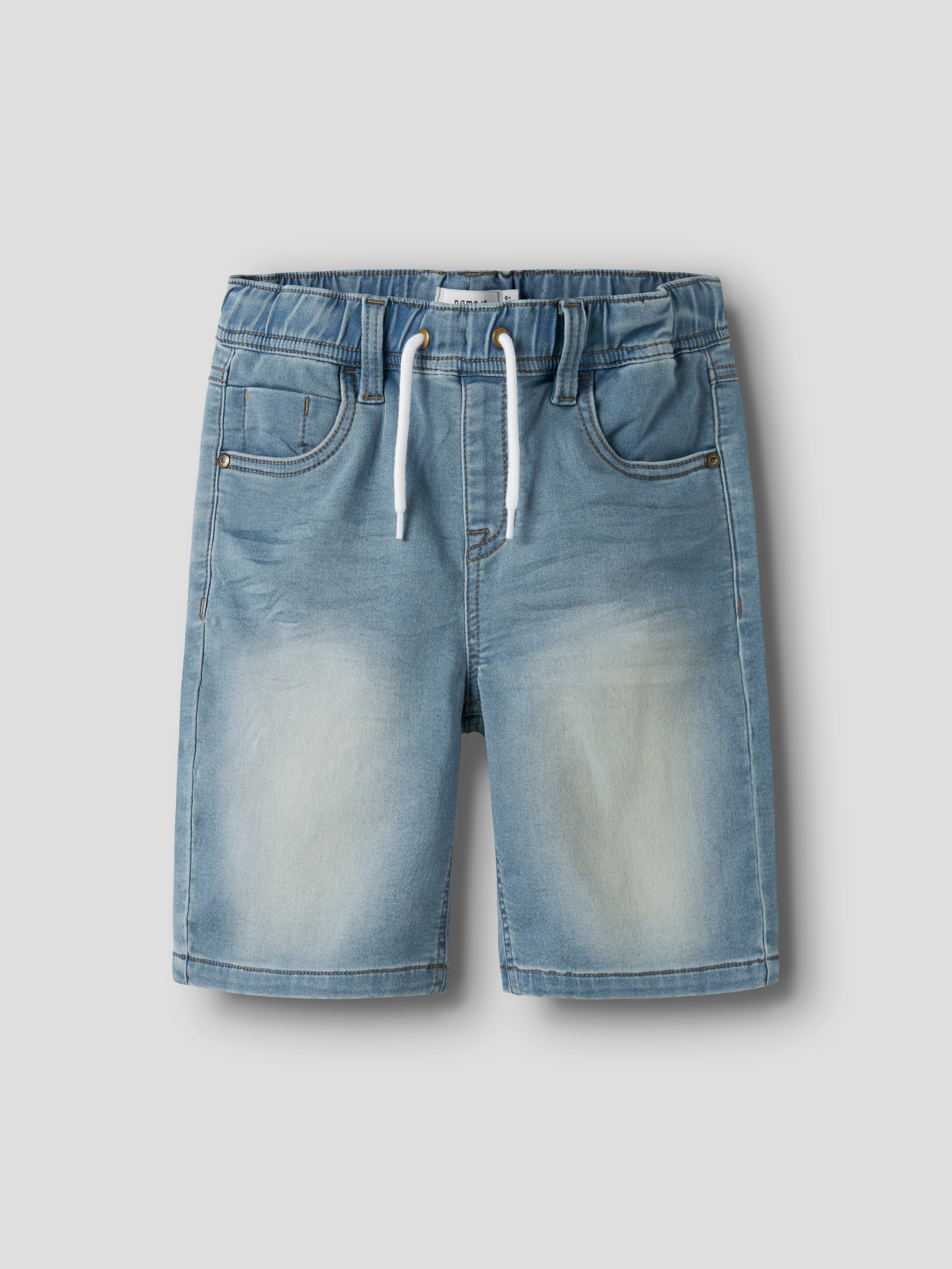 Name It Short en jean »NKMRYAN JOGGER DNM L SHOR« Baumwollmischung, elastisches Bündchen, verstellbar