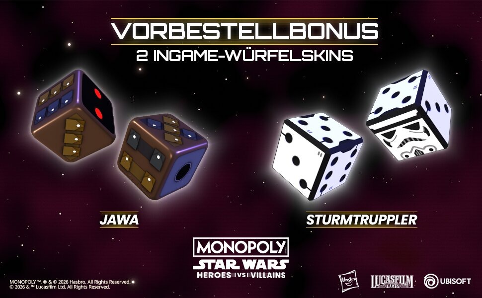 UBISOFT Logiciel de jeu »Monopoly: Star Wars™ Heroes vs. Villains« Nintendo Switch