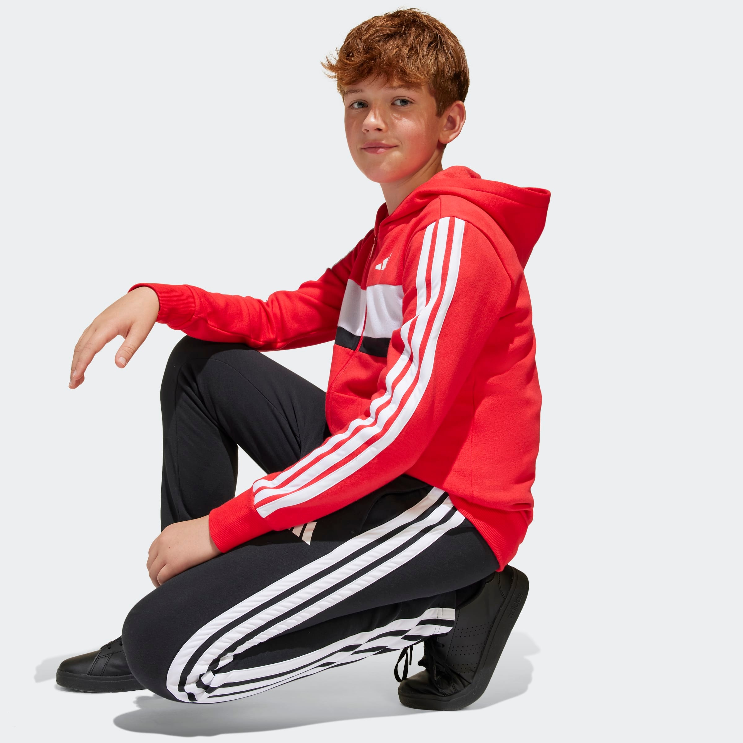 adidas Sportswear Trainingsanzug »J 3S TIB FL TS«, (2 tlg.)