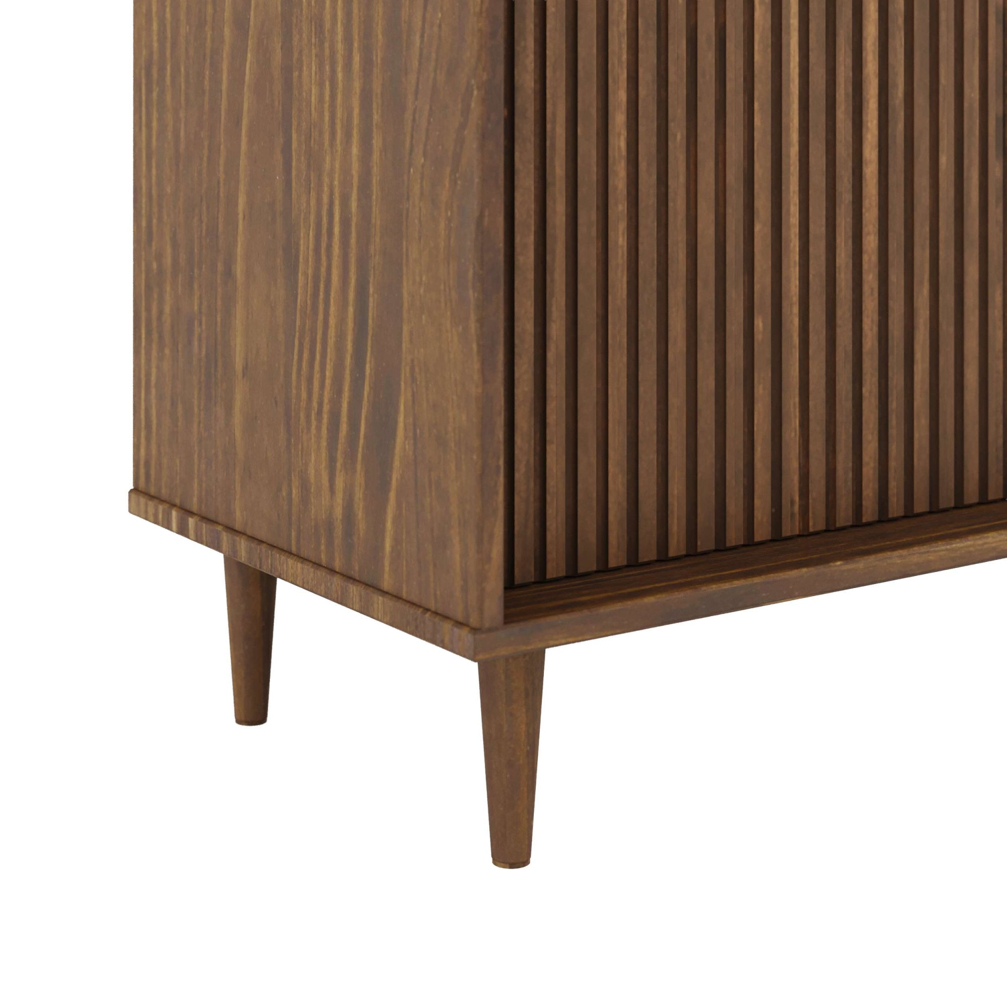 GOODproduct Sideboard »Malmedy Front mit gefrästen Rillen« Kommode aus massivem Kiefernholz, Push-to-open, FSC, Breite 200 cm
