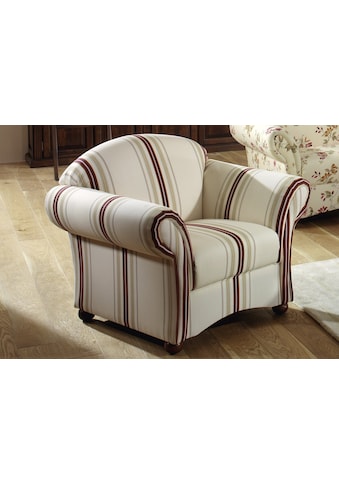 Max Winzer® Sessel »Carolina«, mit Holz-Kugelfüssen kaufen