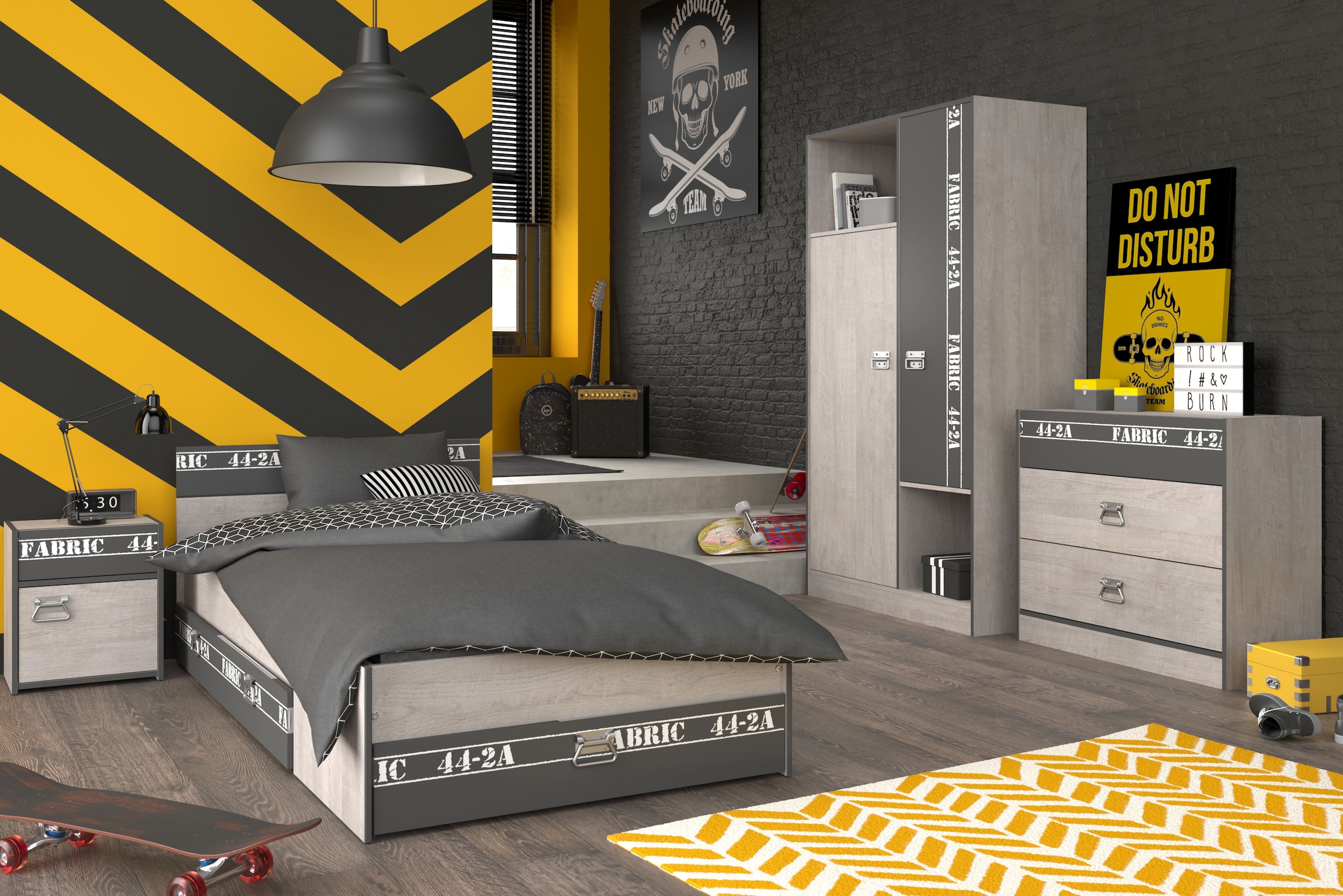 Parisot Jugendzimmer-Set Set, 5 tlg.