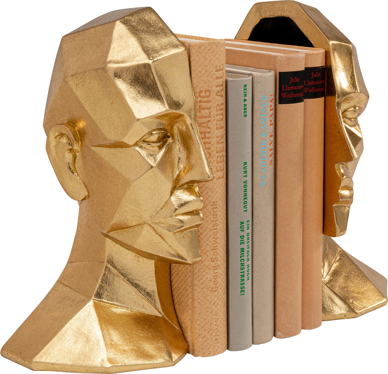 Kare Design Serre-livres »Face« aus Polyresin