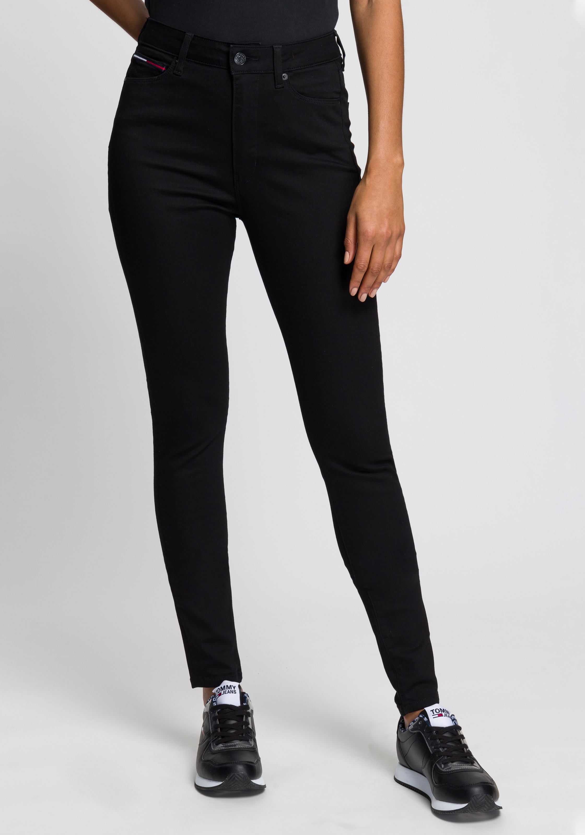 Image of Tommy Jeans Skinny-fit-Jeans "SYLVIA HR SUPER SKNY" Hochwertige Materialien für einen bequemen und perfekten Sitz.