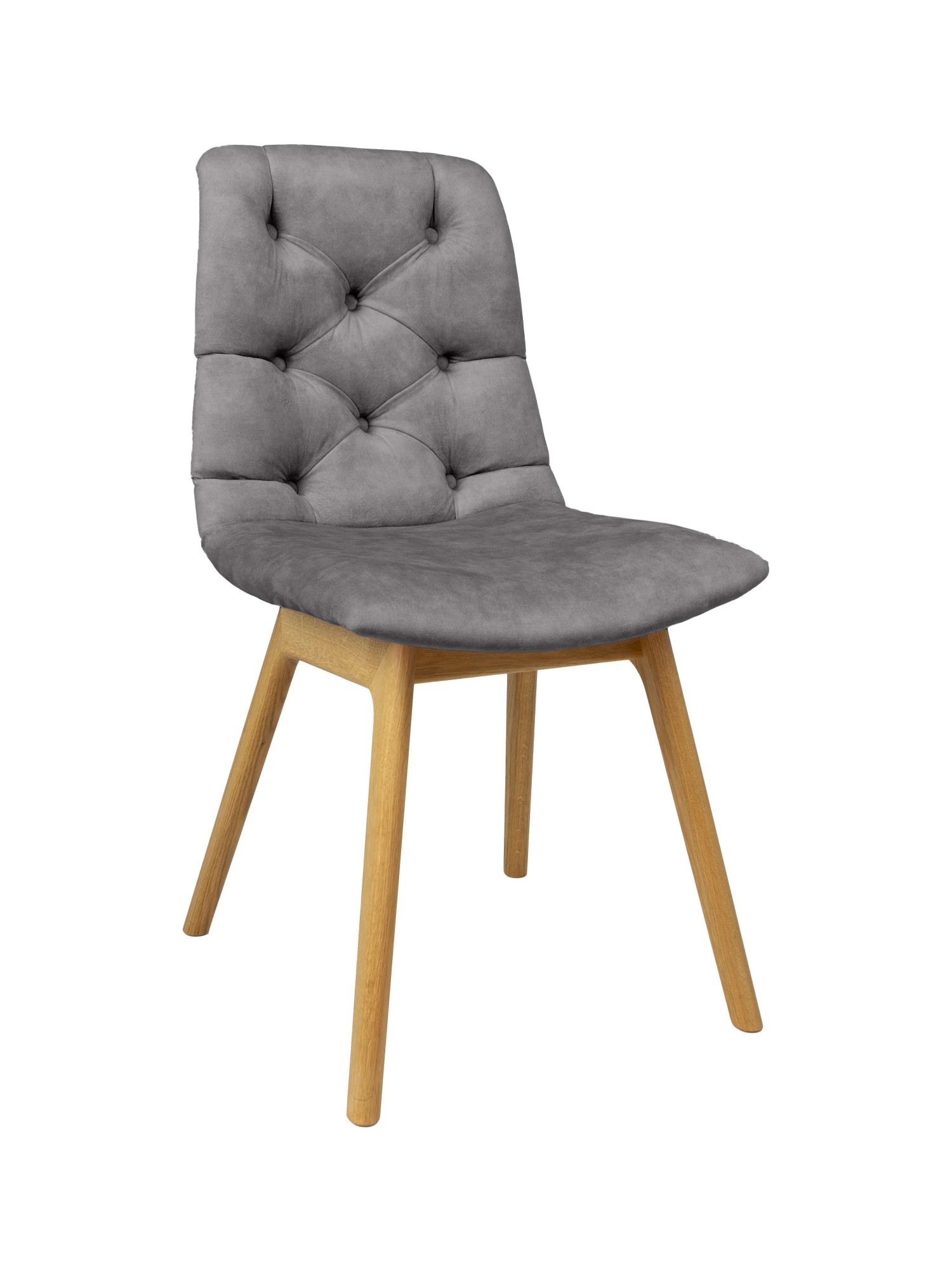 GOODproduct 4-Fussstuhl »Ramon« (Set) 2 Stk.mit Massivholzbeinen, verschiedene Stoffe und Farben