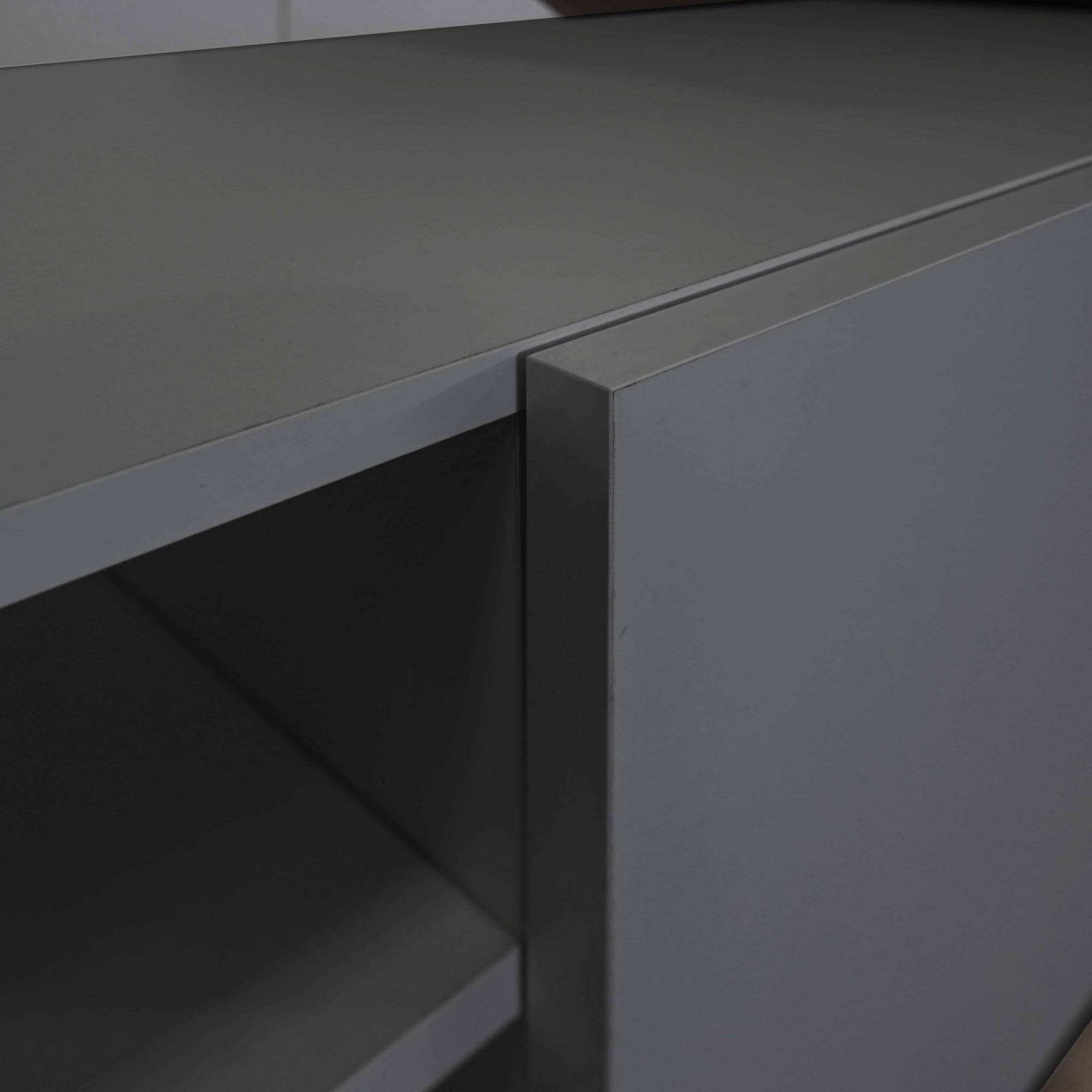 GOODproduct Lowboard »New Garda,Lowboard mit Aufsatz,TV-Board mit Ausatz,TV-Schrank-Tv Bank« 1 Stk. tlg. Breite verstellbar v. 183 bis 310 cm,2 Klappen  und L-Förmiger Aufsatz