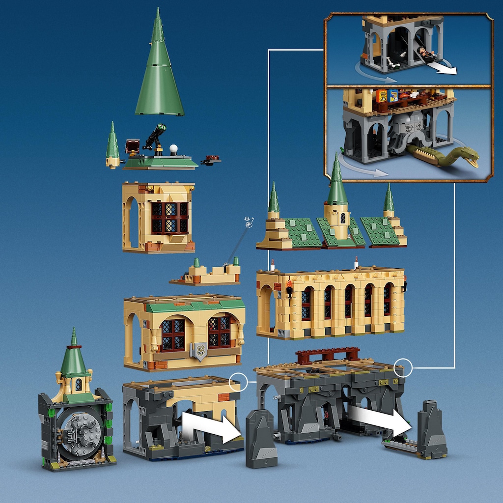 LEGO® Konstruktionsspielsteine »Hogwarts™ Kammer des Schreckens (76389), LEGO® Harry Potter™«, (1176 St.)