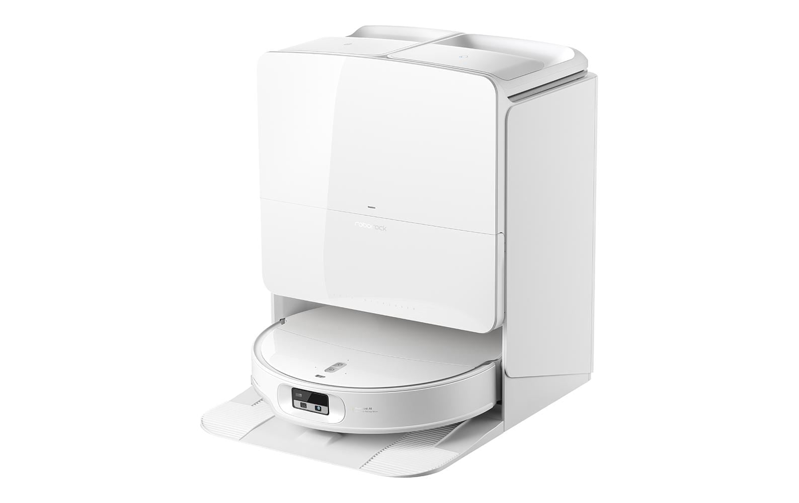 Roborock Robot d'aspiration eau et poussière »Qrevo Edge 2 Pro« 12 : robot aspirateur et laveur avec puissance d'aspiration de 25 000 Pa, navigation LiDAR