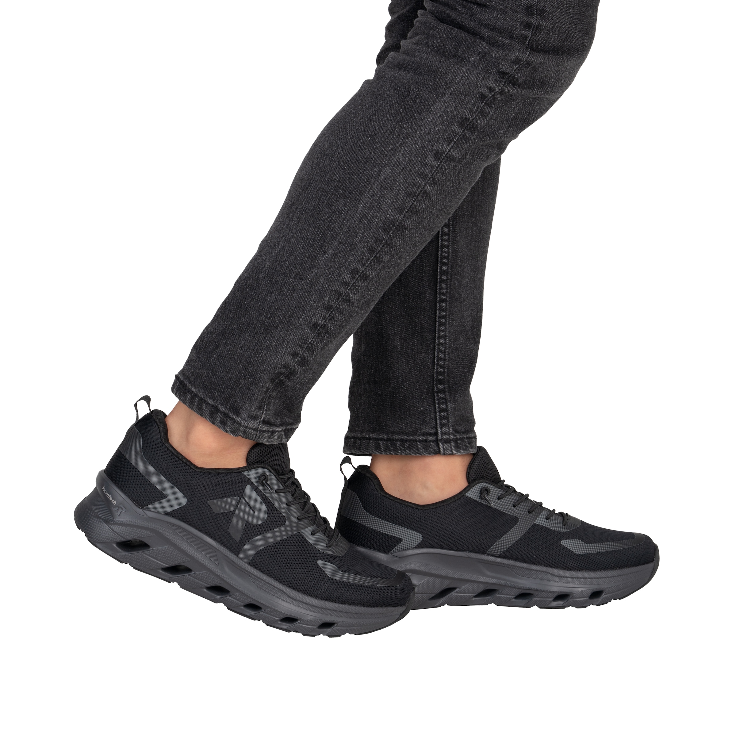 RIEKER Sport Baskets slip-on  chaussure de sport, sneaker décontracté, chaussure basse à enfiler