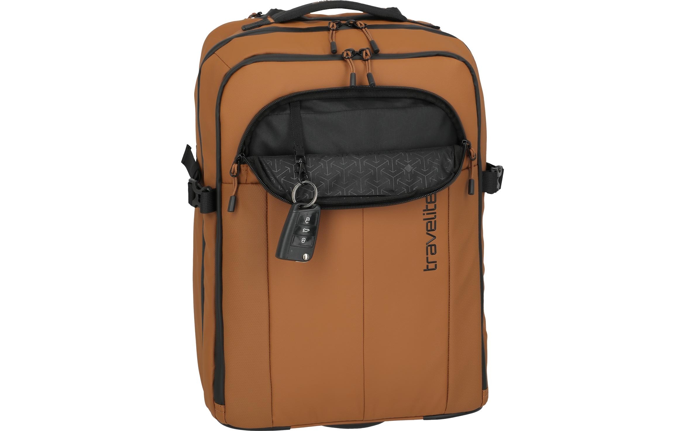 travelite Trolley »BRIIZE Backpack L 27 l« 27 litre 2 Rollen