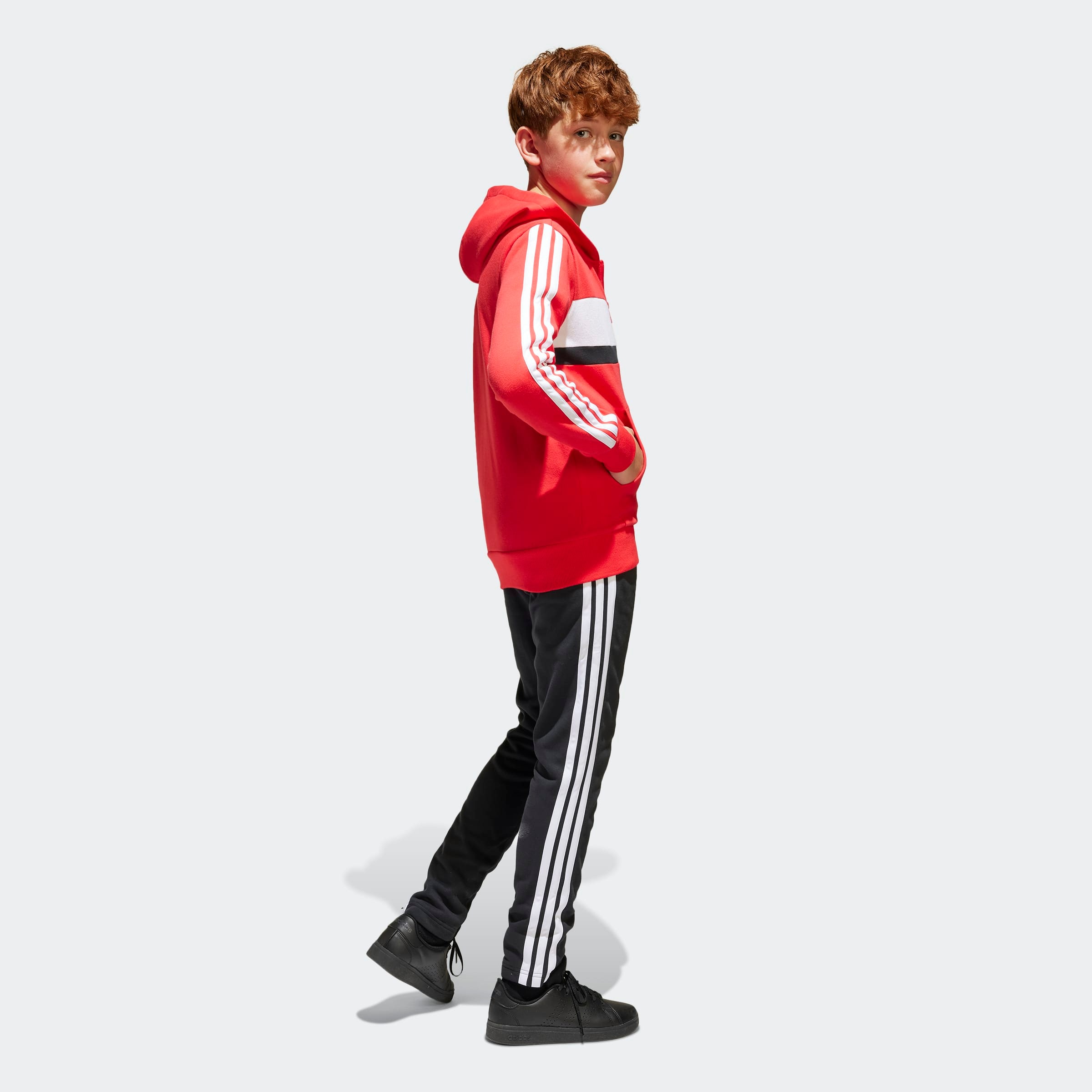adidas Sportswear Trainingsanzug »J 3S TIB FL TS«, (2 tlg.)