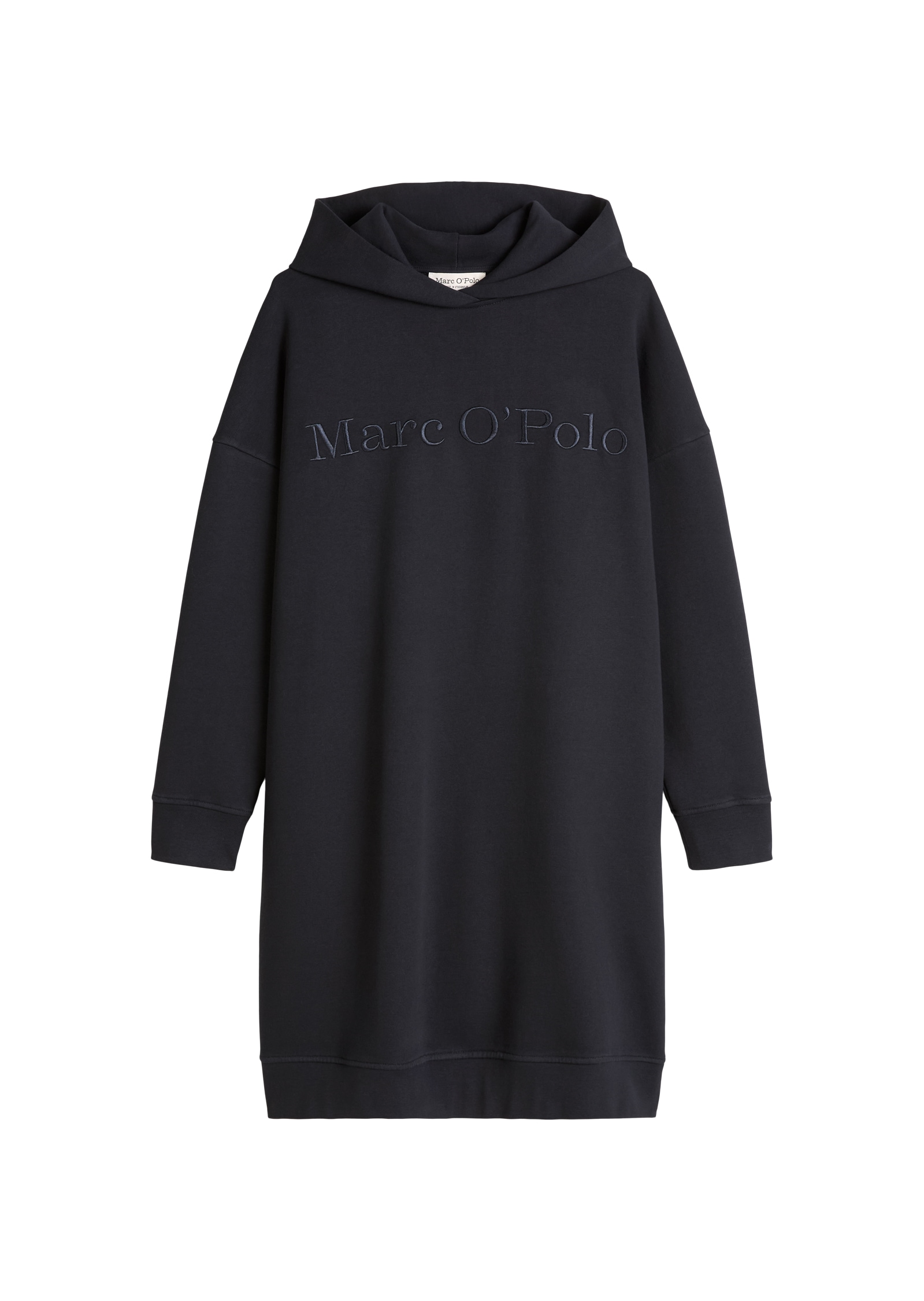 Marc O'Polo Robe en sweat »mit Kapuze« Ton-in-Ton-Markenstickerei