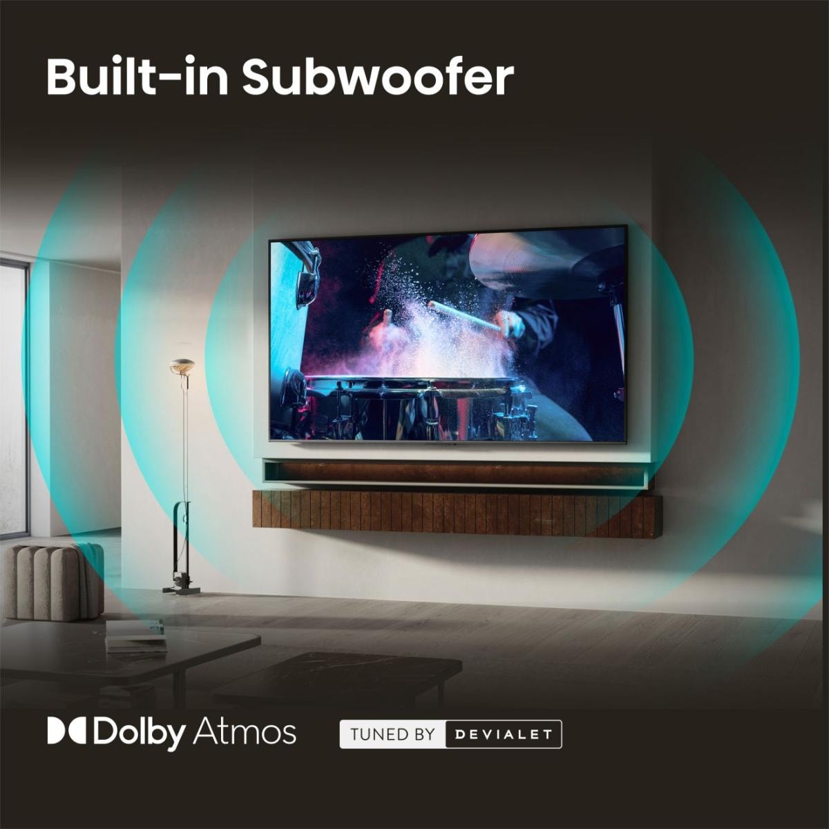 Hisense Téléviseur QLED »75U7DSE« 189 cm/75 ″