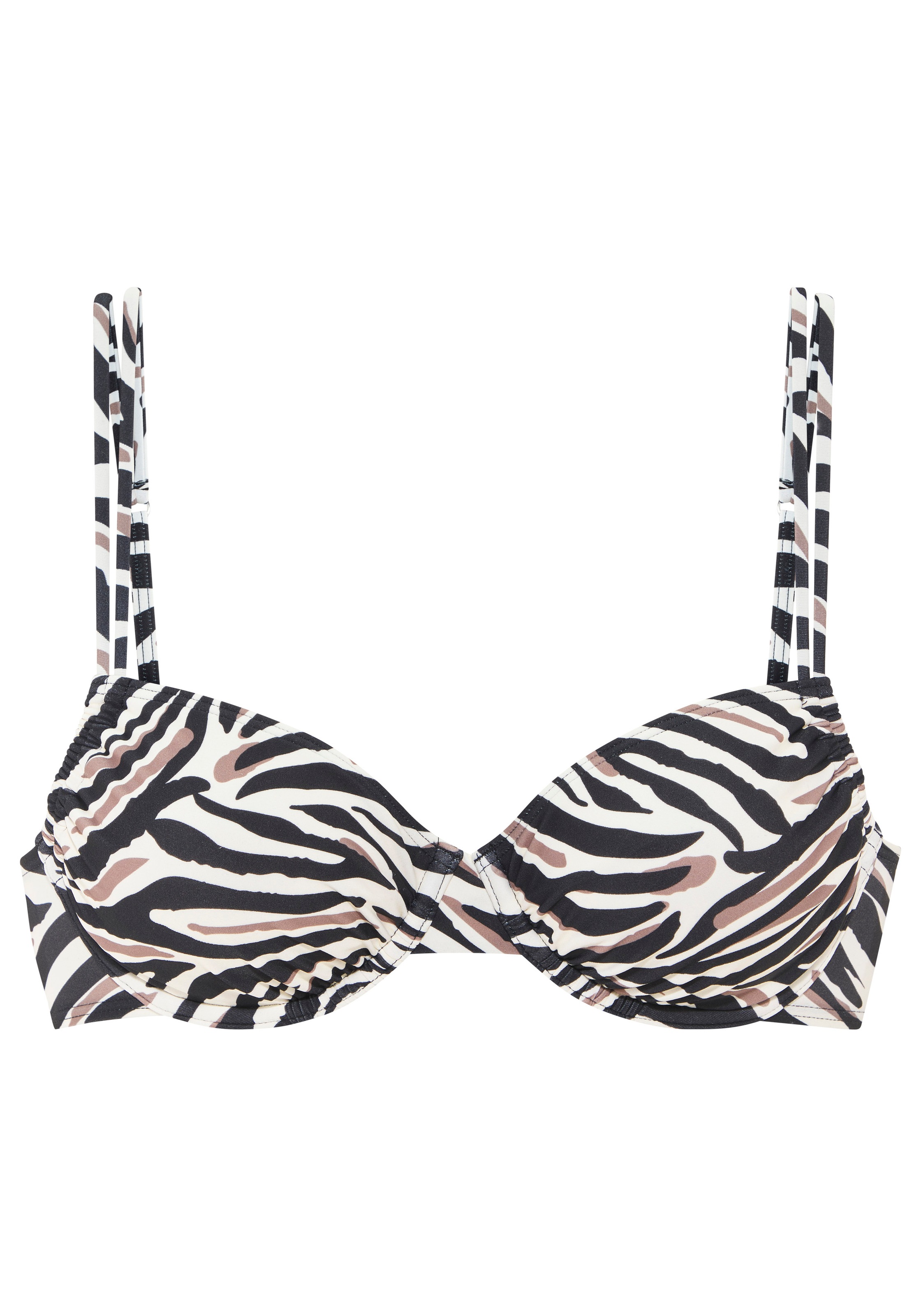 Image of LASCANA Bügel-Bikini-Top "Debbie" mit abstraktem Animal-Print