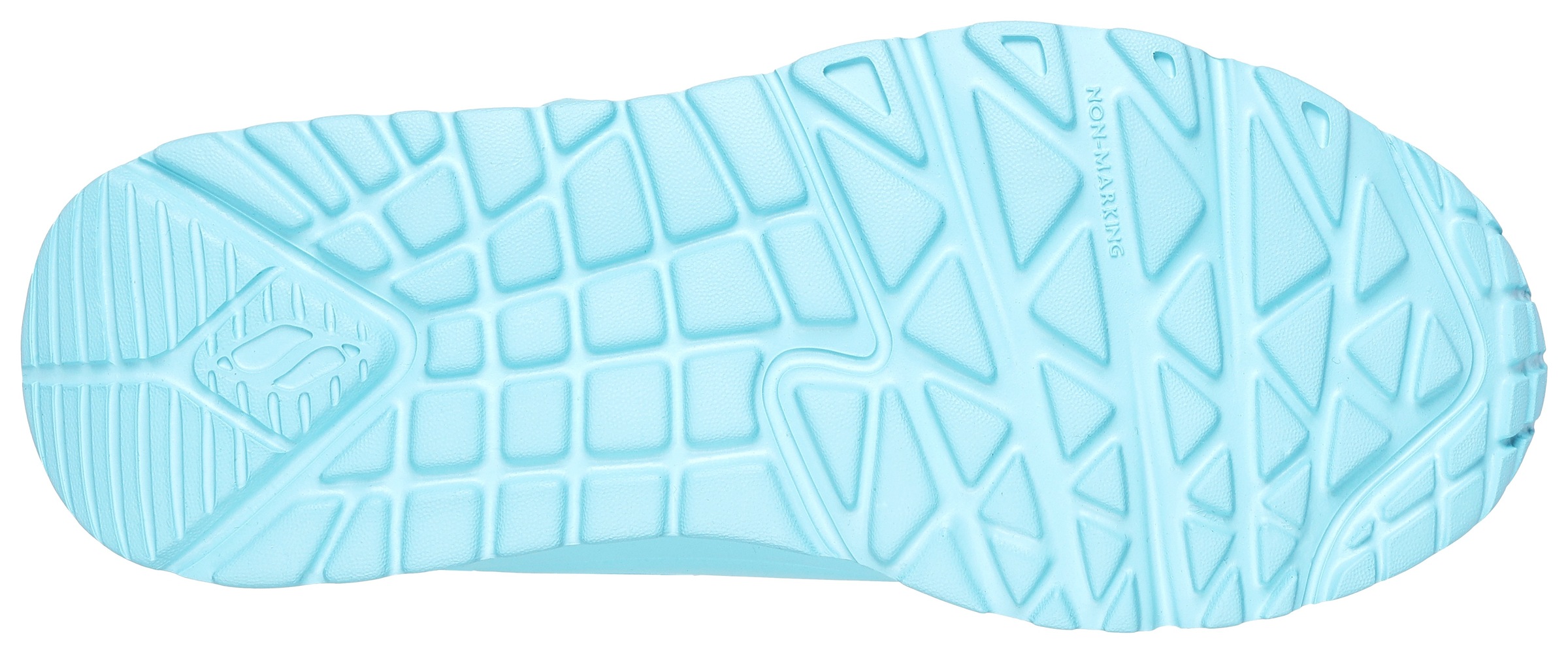 Skechers Sneaker »UNO LITE«, Plateausneaker, Retro Sneaker, Klettschuh im Monochrome Look