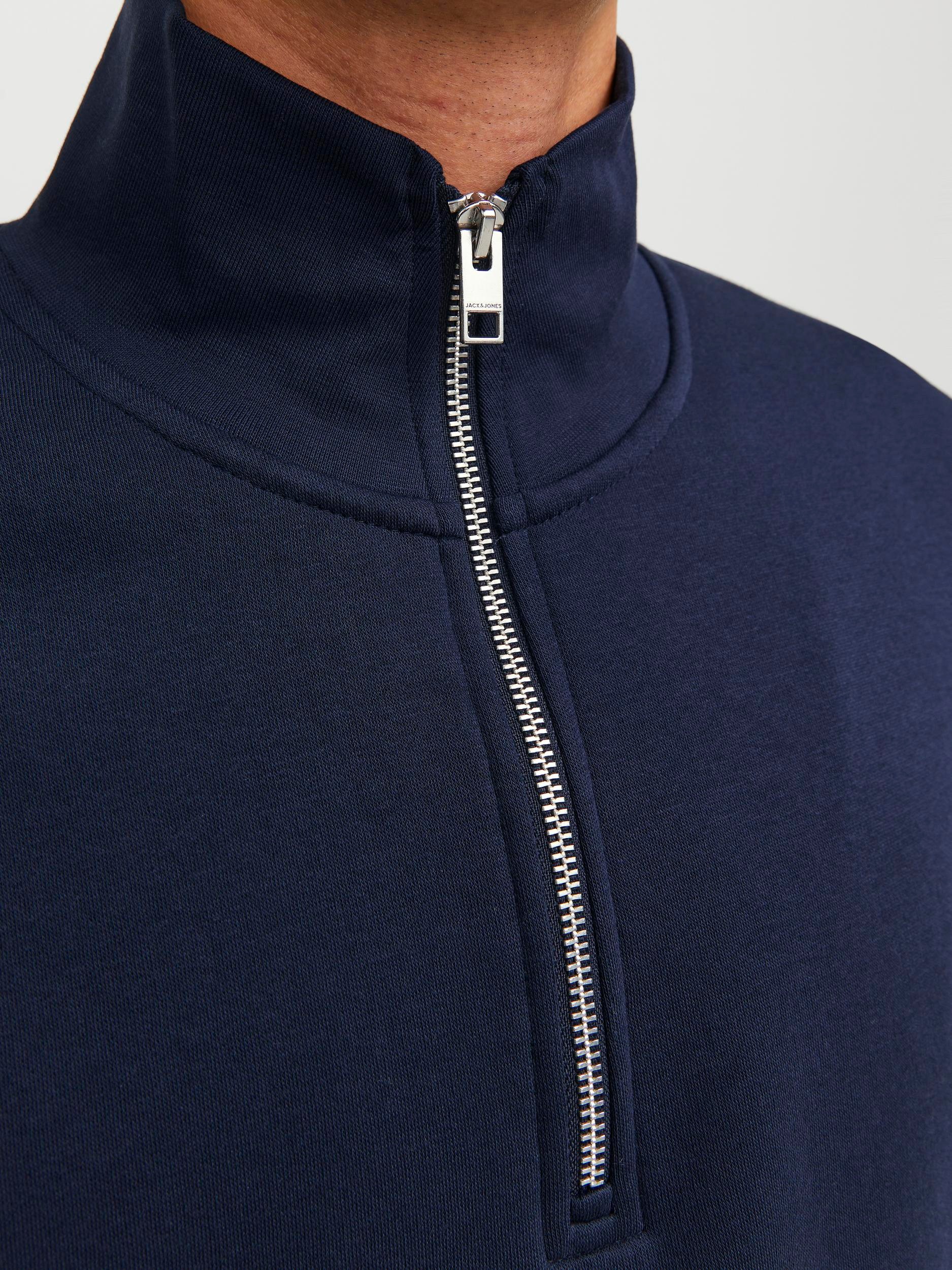 Jack & Jones Sweatshirt »JORVESTERBRO SWEAT QUARTER ZIP HN NOOS«
