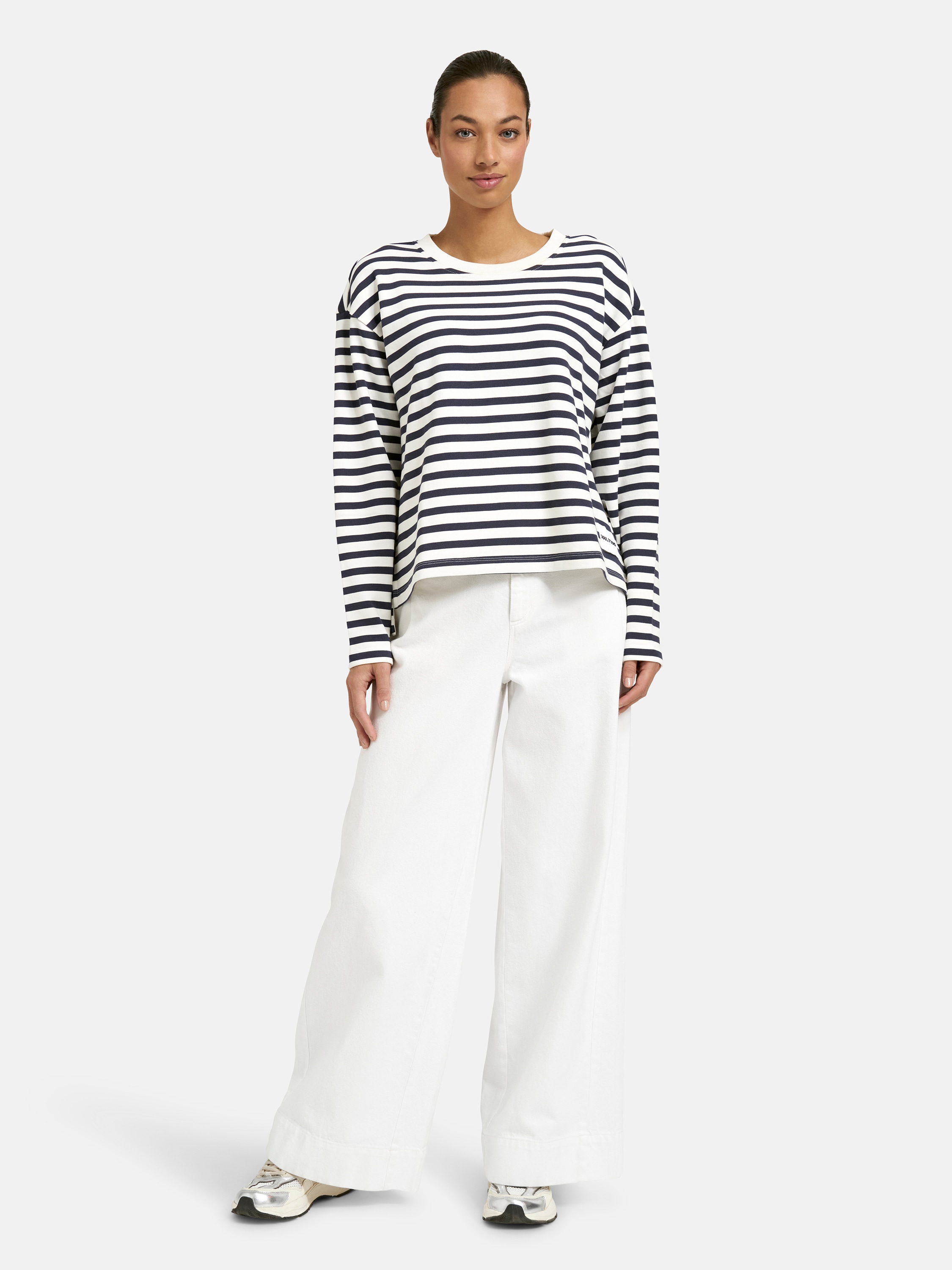 Smith & Soul Sweatshirt , mit Label-Aufnäher, Rundhals
