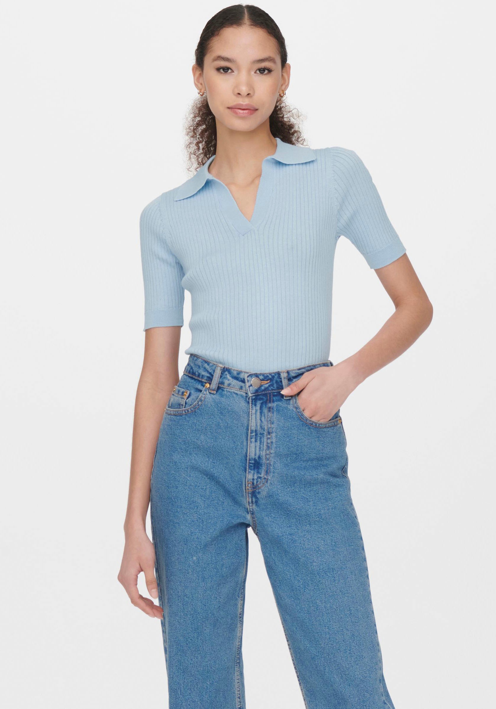 Image of Only Polokragenpullover »ONLNIMONE S/S LIFE« bei Ackermann Versand Schweiz