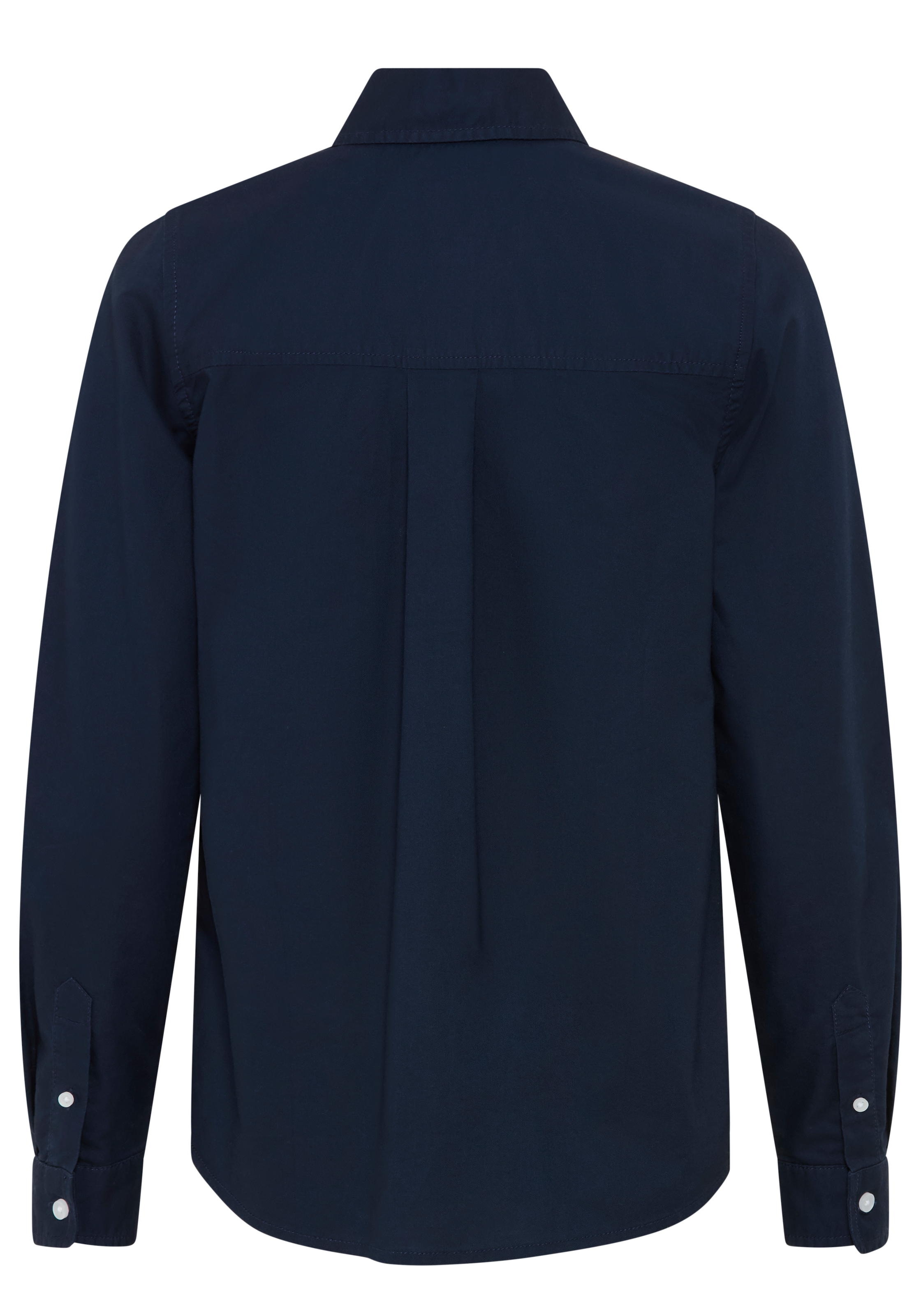 Laura Scott Blouse classique style basique, en coton, uni, avec boutons, avec label de marque
