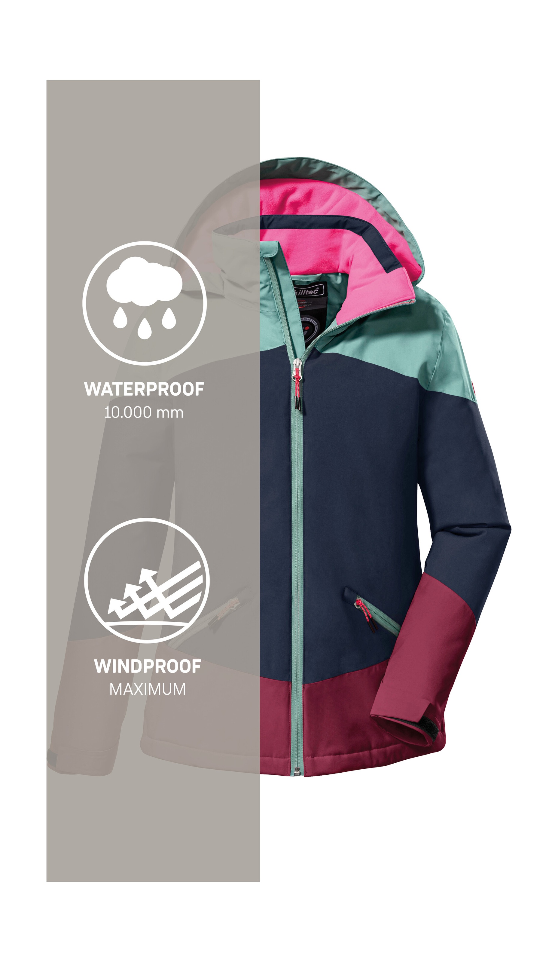 Killtec Outdoorjacke »KOW 195 GRLS JCKT«