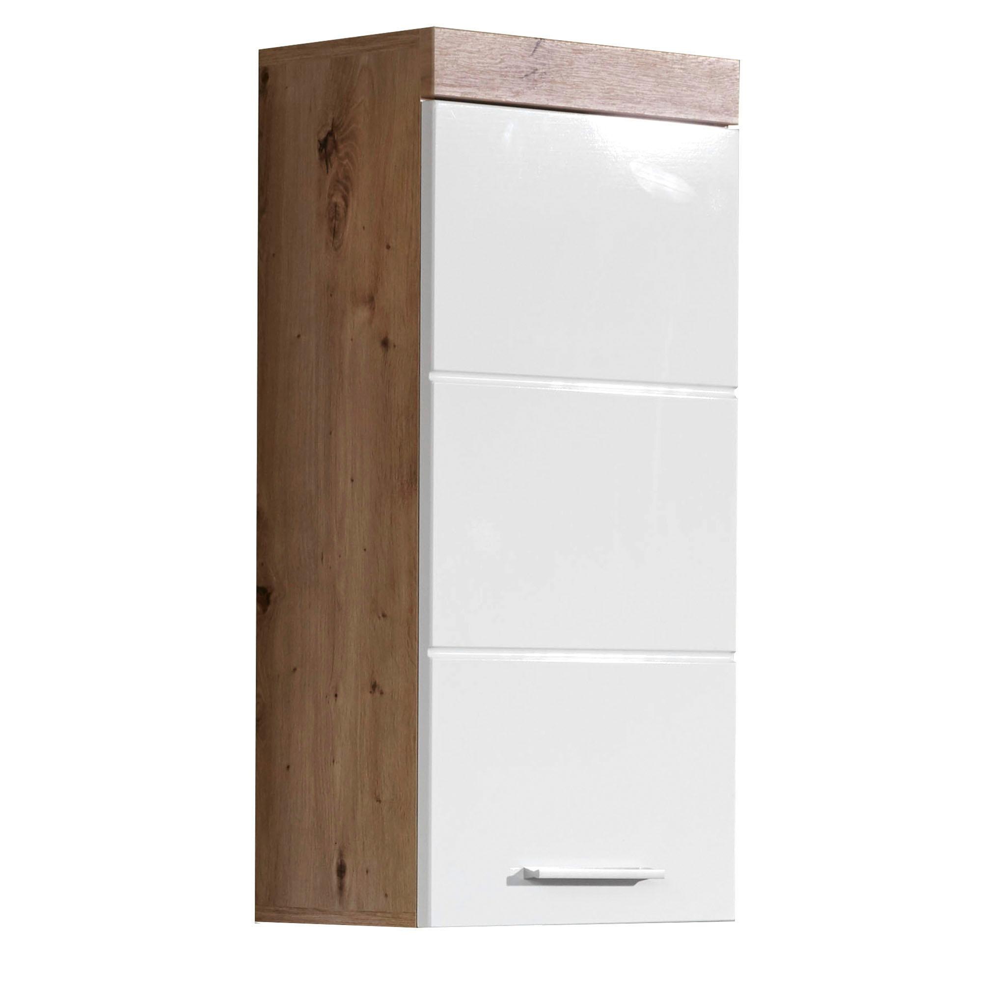 Image of trendteam Hängeschrank »Amanda«, Breite 37 cm, Badezimmerschrank mit wechselbarem Türanschlag, MDF-Front in Hochglanz- oder Holzoptik bei Ackermann Versand Schweiz