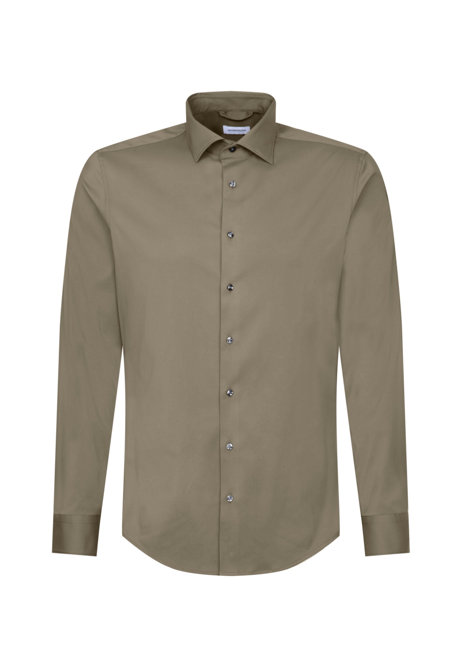 seidensticker Chemise d'affaires »Schwarze Rose« Slim 1/1 Kentkragen Uni