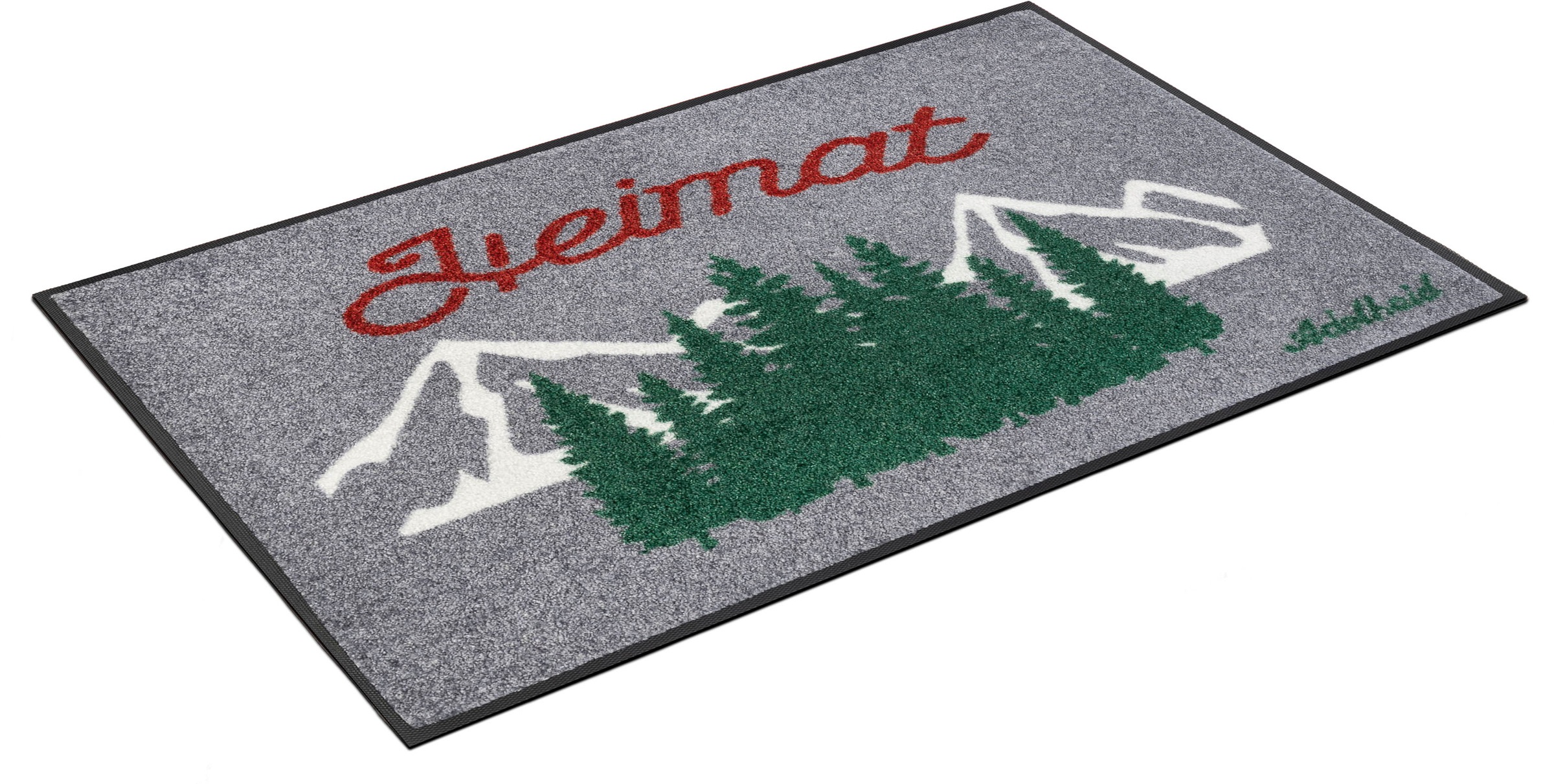 Image of wash+dry by Kleen-Tex Fussmatte »Heimat«, rechteckig, 7 mm Höhe, Schmutzfangmatte, mit Spruch, In- und Outdoor geeignet, waschbar bei Ackermann Versand Schweiz