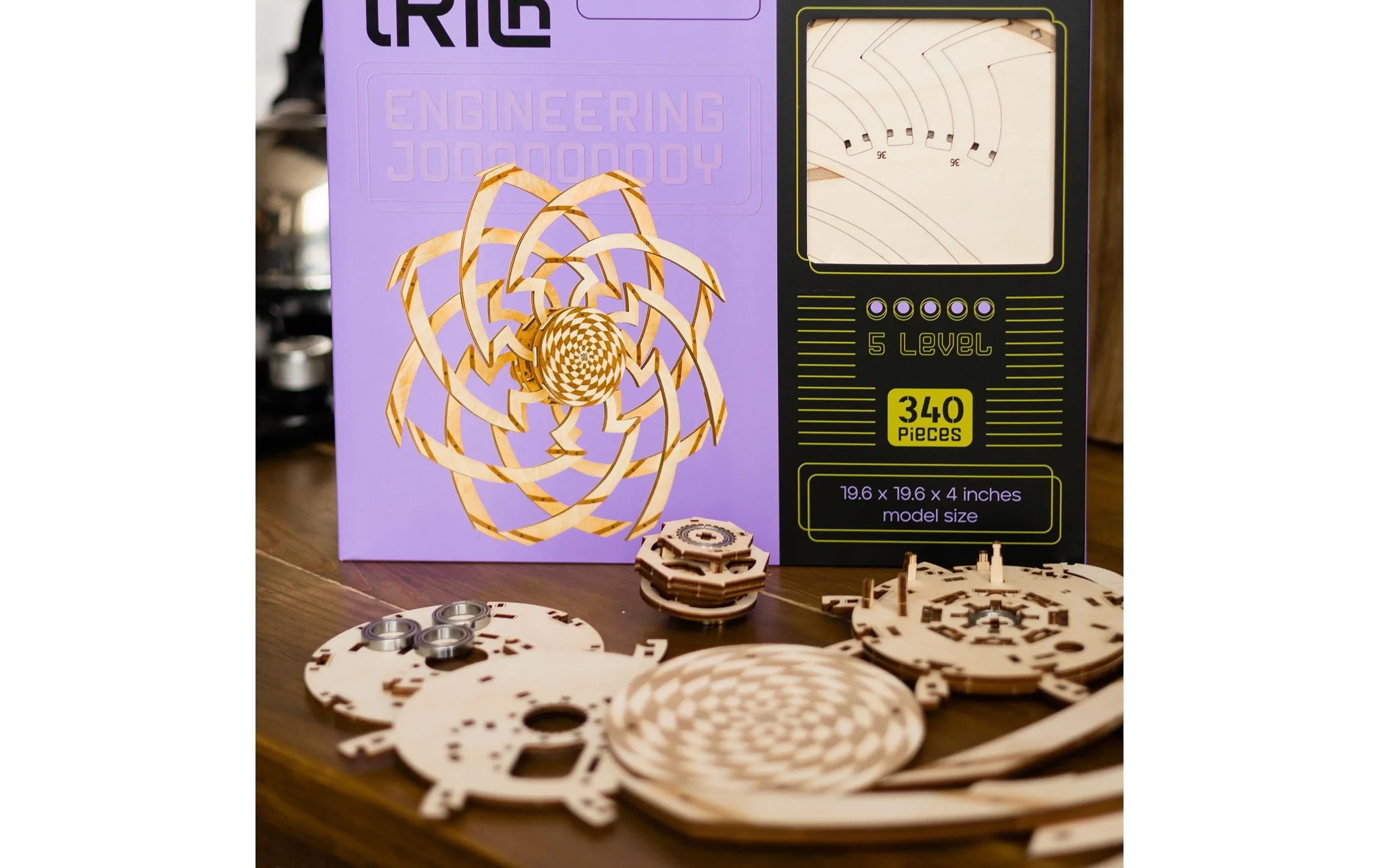   Spielbausteine »WoodTrick Vortex Hypnotic«