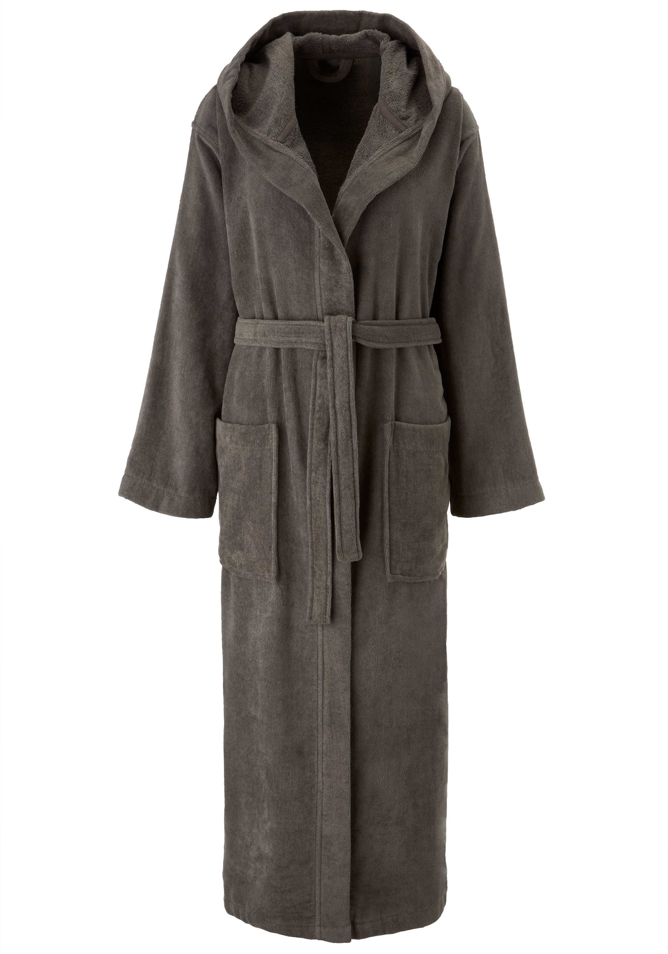 my home Peignoir de bain unisexe »Regona, Hotelbademantel, Morgenmantel, Standardlänge & Überlänge« 1 cuis Damen & Herren, mit Taschen, flauschig, weich, Velours, Sauna & Spa