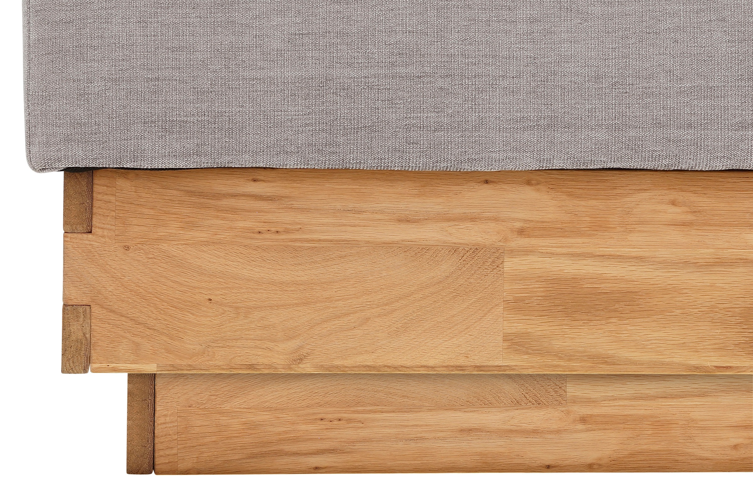 GOODproduct Boxspringbett »Jenna«, ohne LED-Beleuchtung, mit zertifizierten, recycelten Bezugsstoffen
