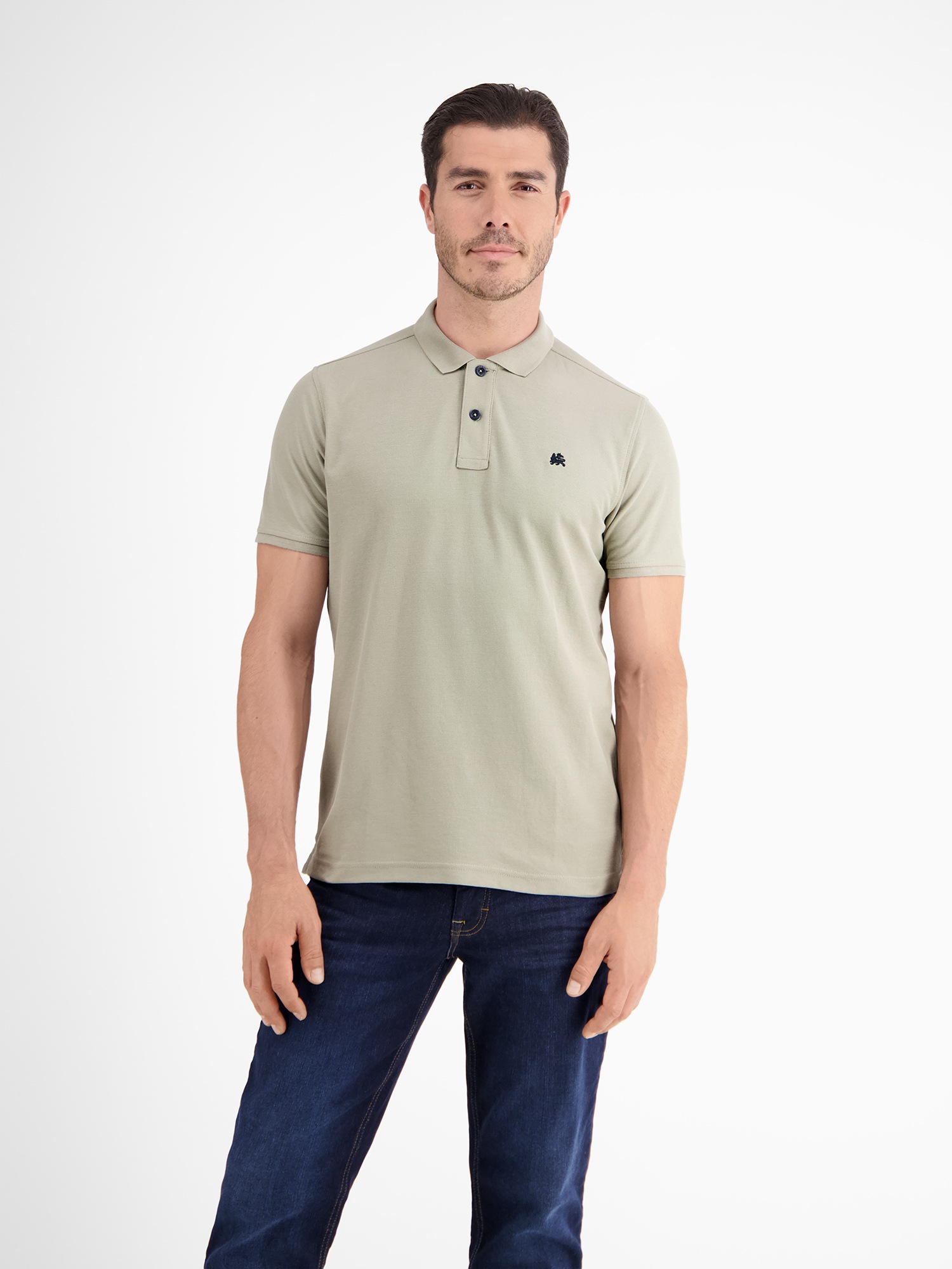 Image of LERROS Poloshirt "COOL & DRY" mit Logo-Stickerei