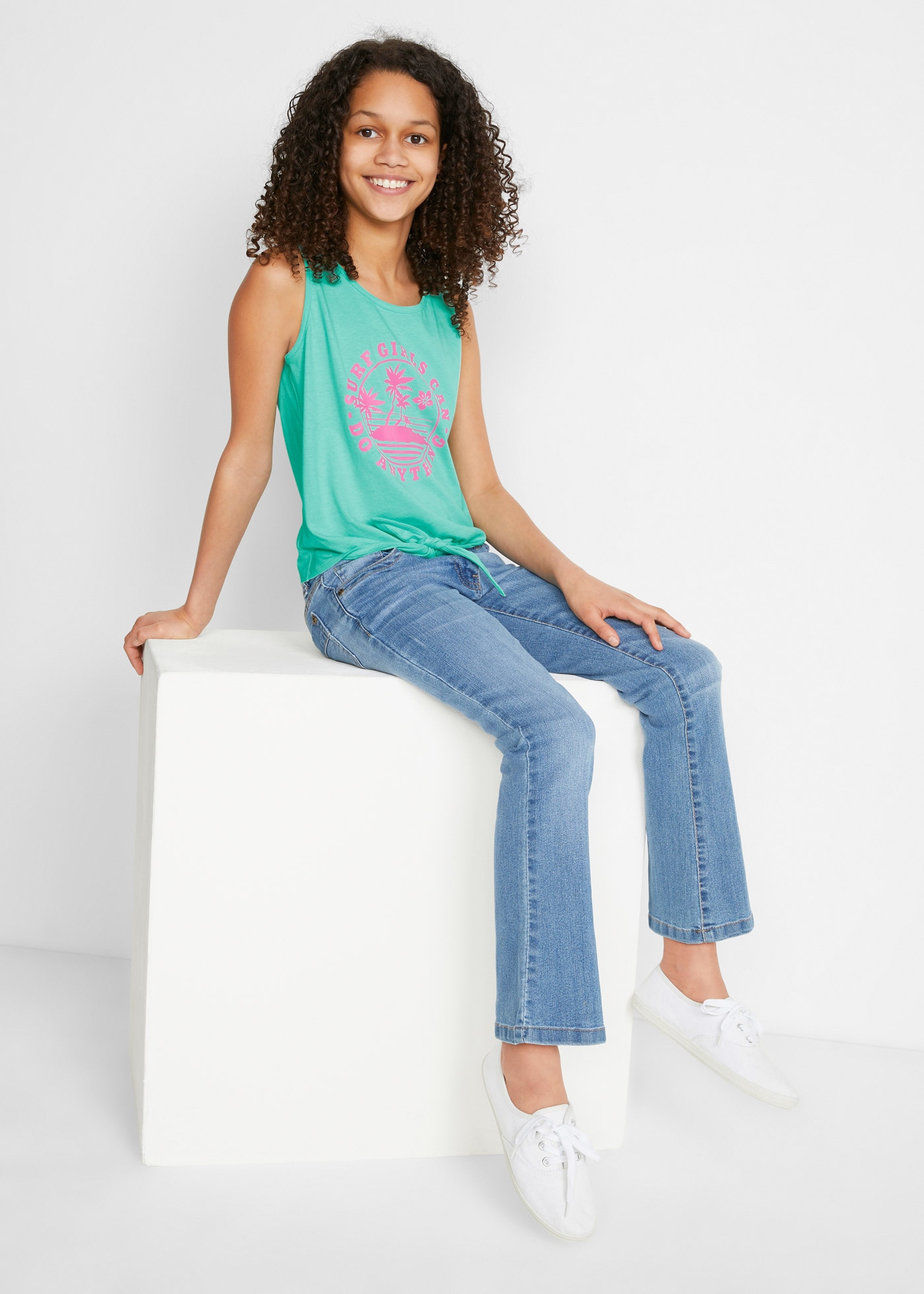 bonprix Shirttop, 2er Packung
