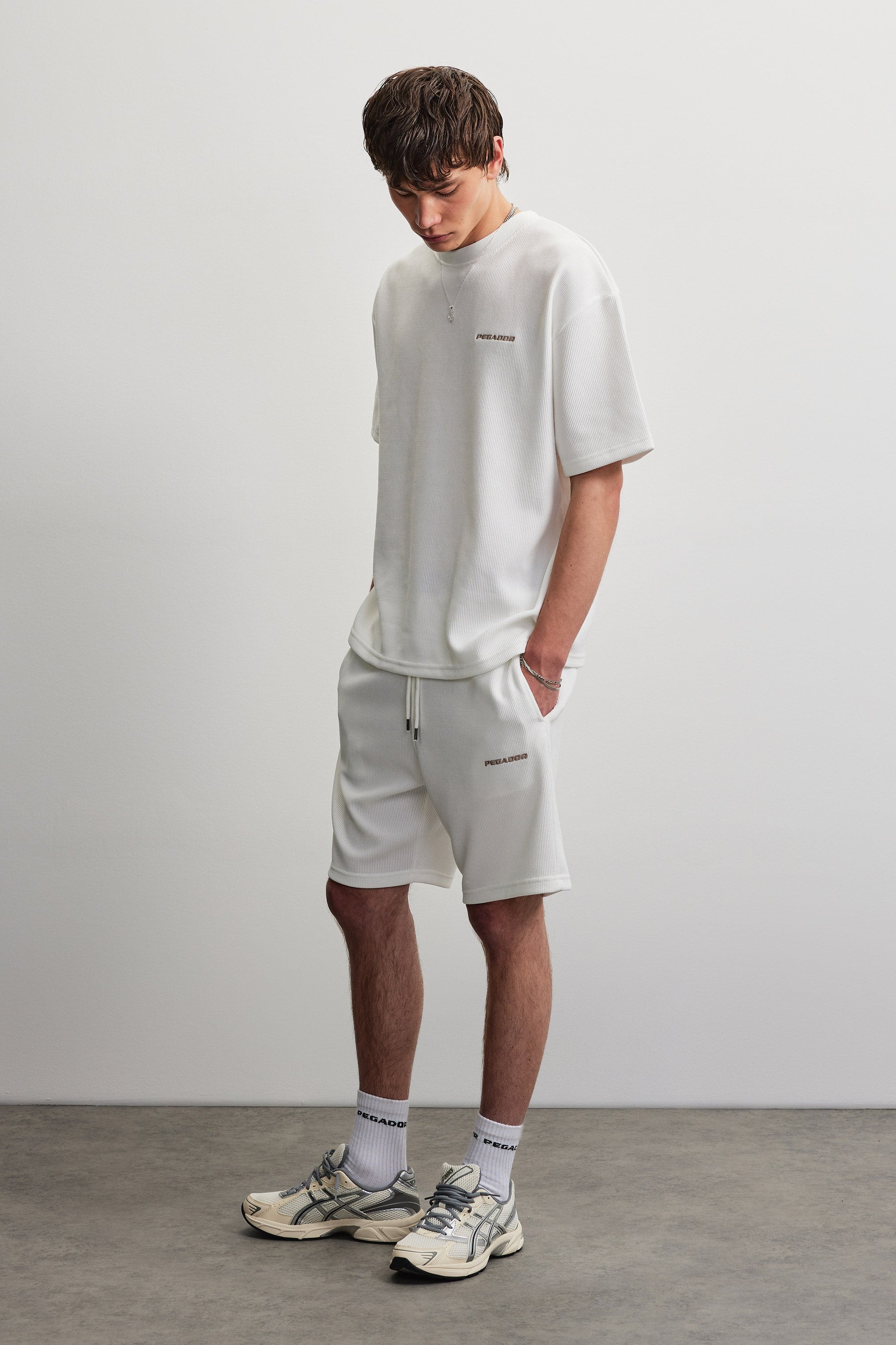PEGADOR Sweatshorts »LAGOS SOFT RIB SHORTS«