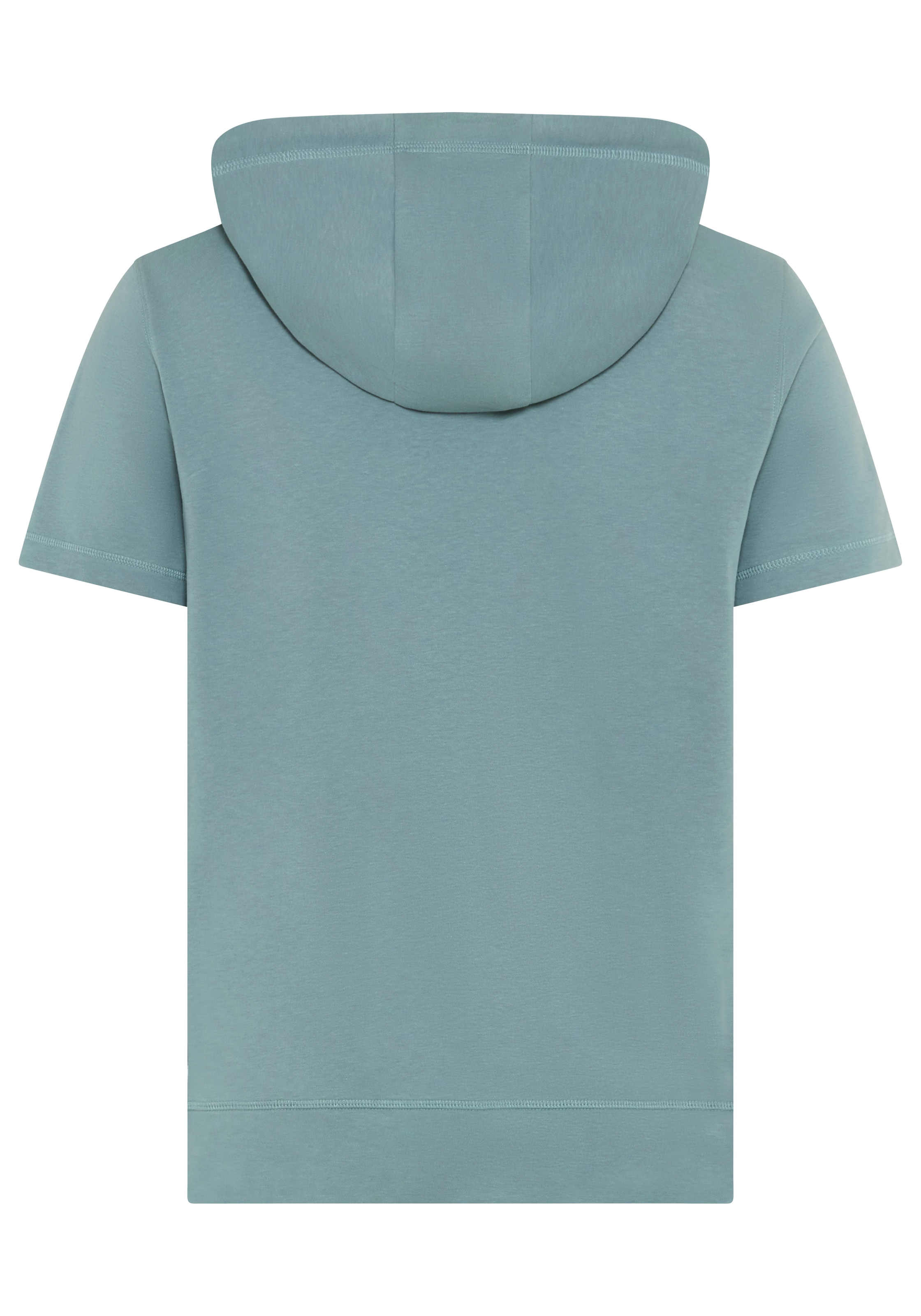 KangaROOS Kapuzenshirt mit Kapuze und angesetztem Bündchen, Halbarm-Design