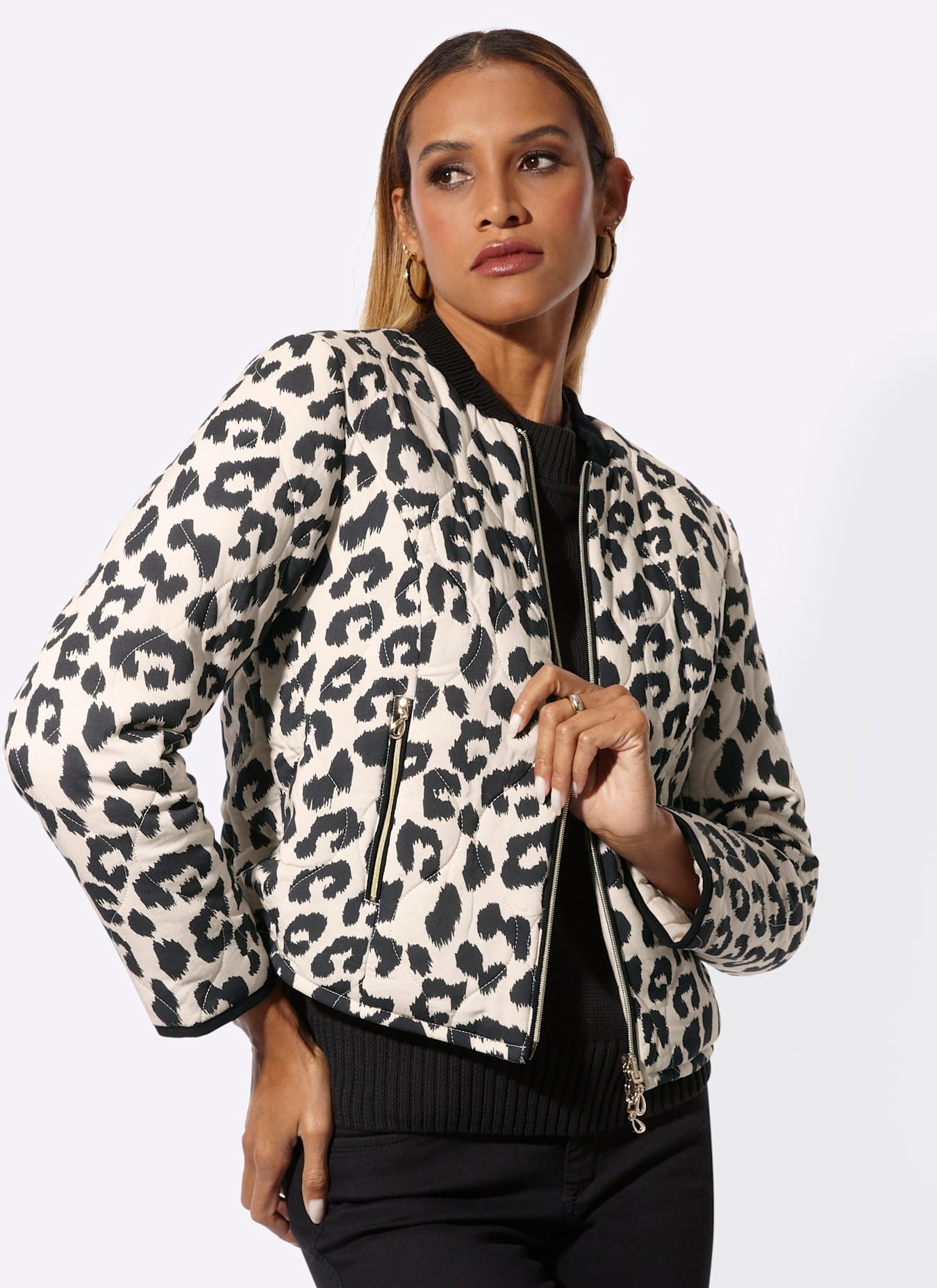 creation L Veste longue sans capuche