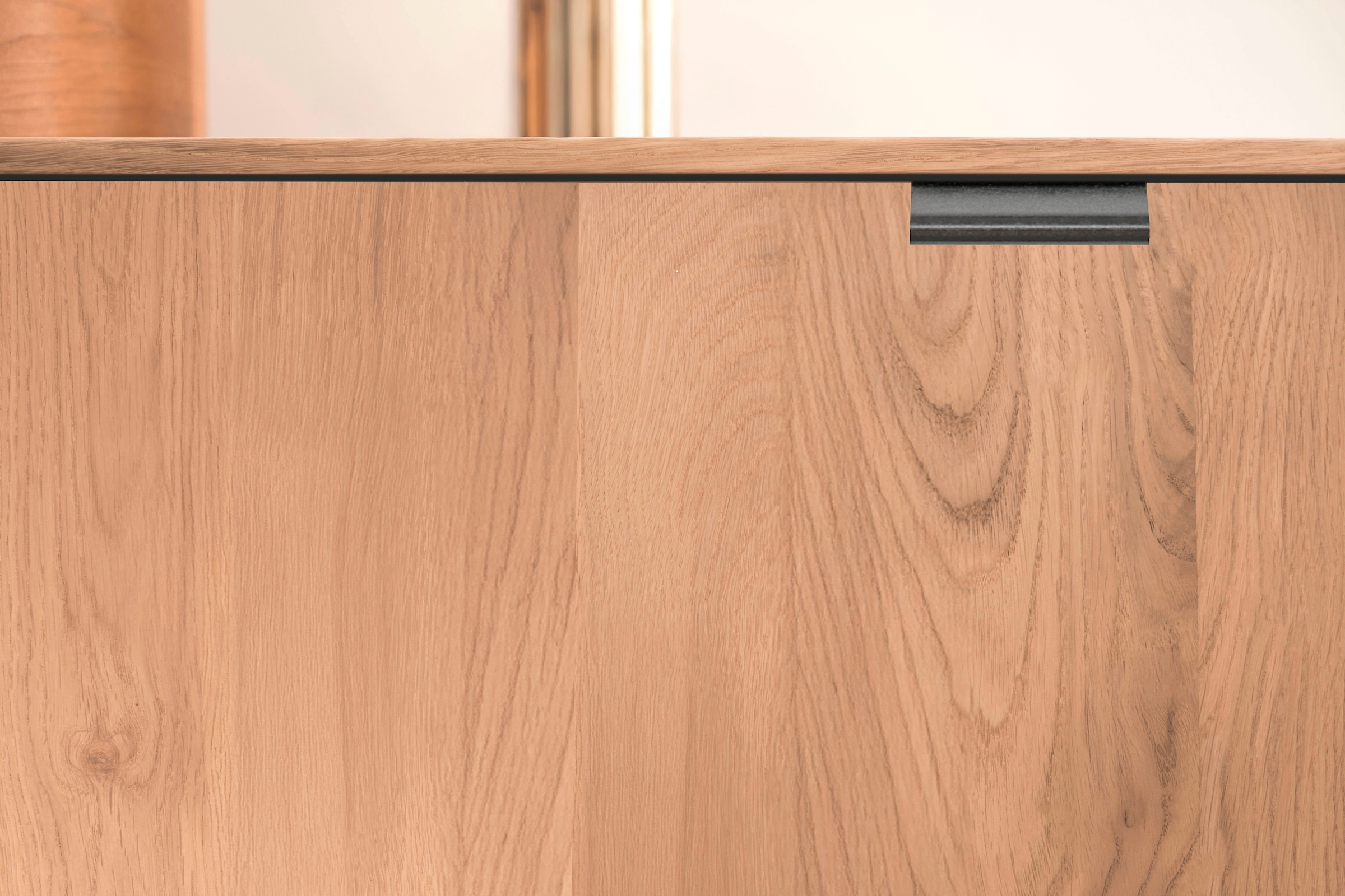 WIEMANN Commode combinée »Cardiff Sideboard, Wäscheschrank, teilmassiv Bianco-Eiche, Schubladen« Kommode 120x86x43 cm, braun, mit Dämpfung, MADE IN GERMANY,  verschiedenen Ausführungen, inklusive Einlegeboden