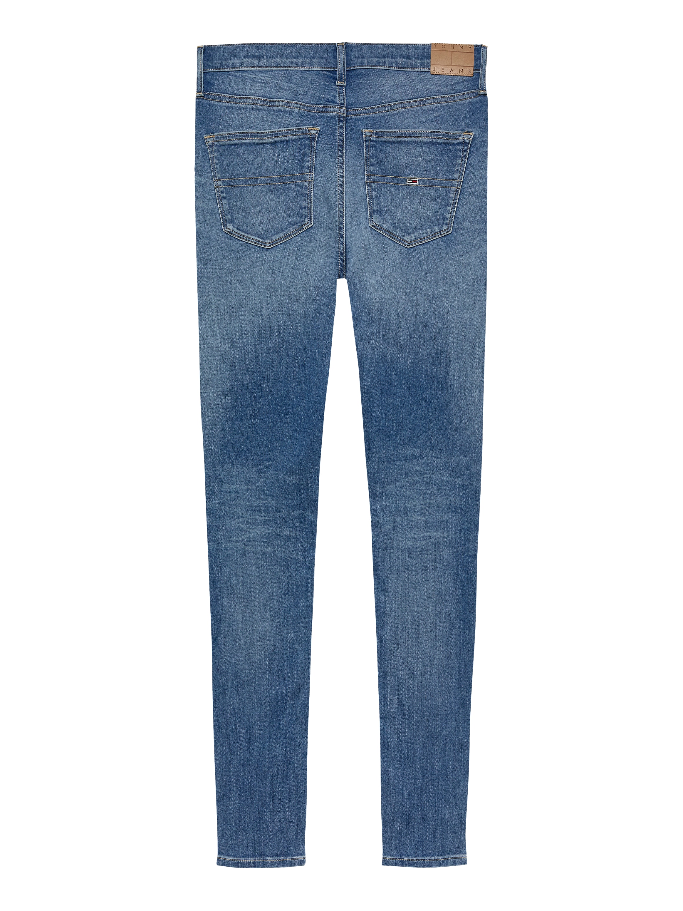 Tommy Jeans Skinny-fit-Jeans »NORA MR SKNY«, mit Waschung, mit Logo-Badge