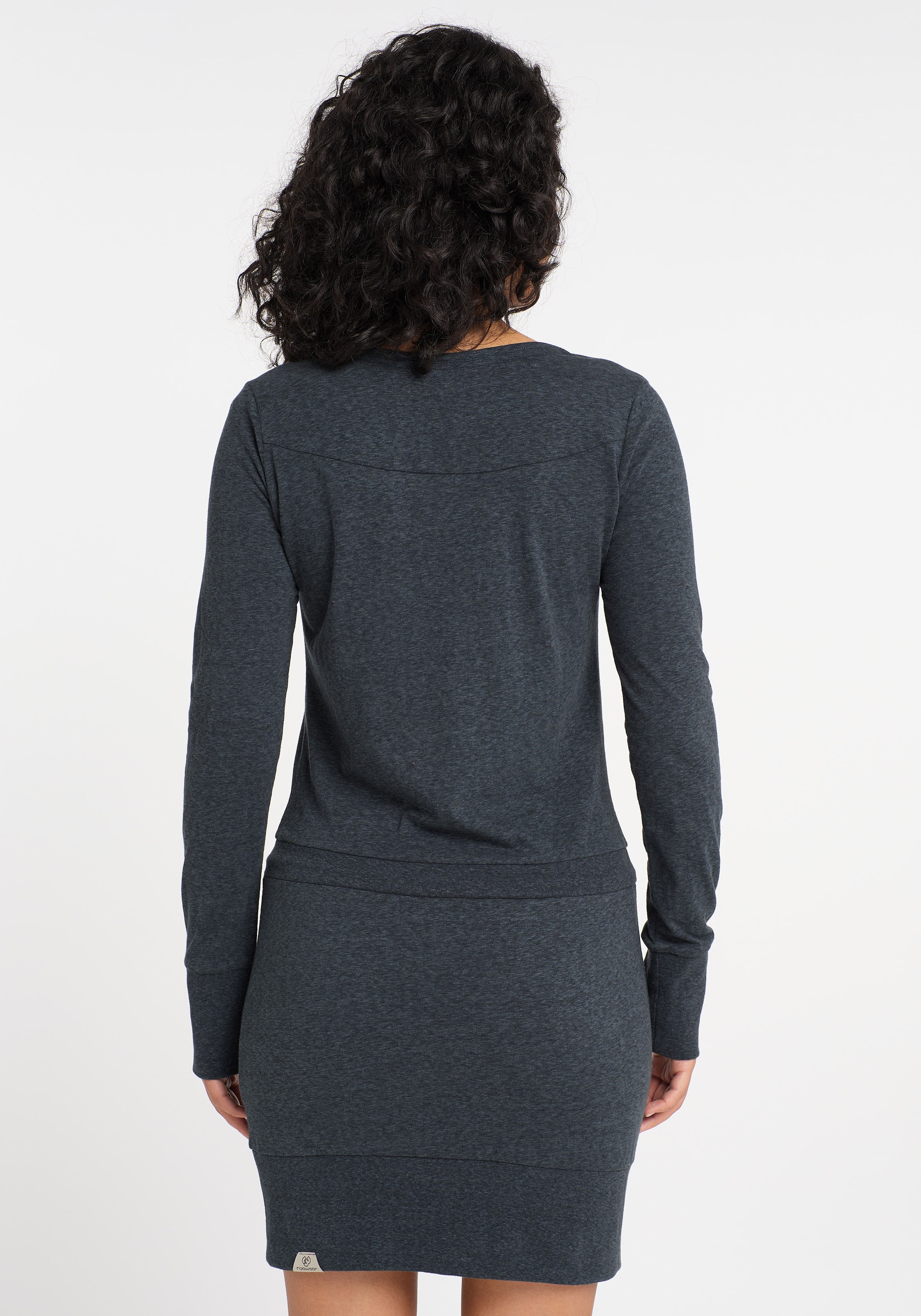 ♕ Ragwear Jerseykleid »ALEXA«, mit Kordelzug und kontrastigen Zierperlen- Besatz versandkostenfrei auf