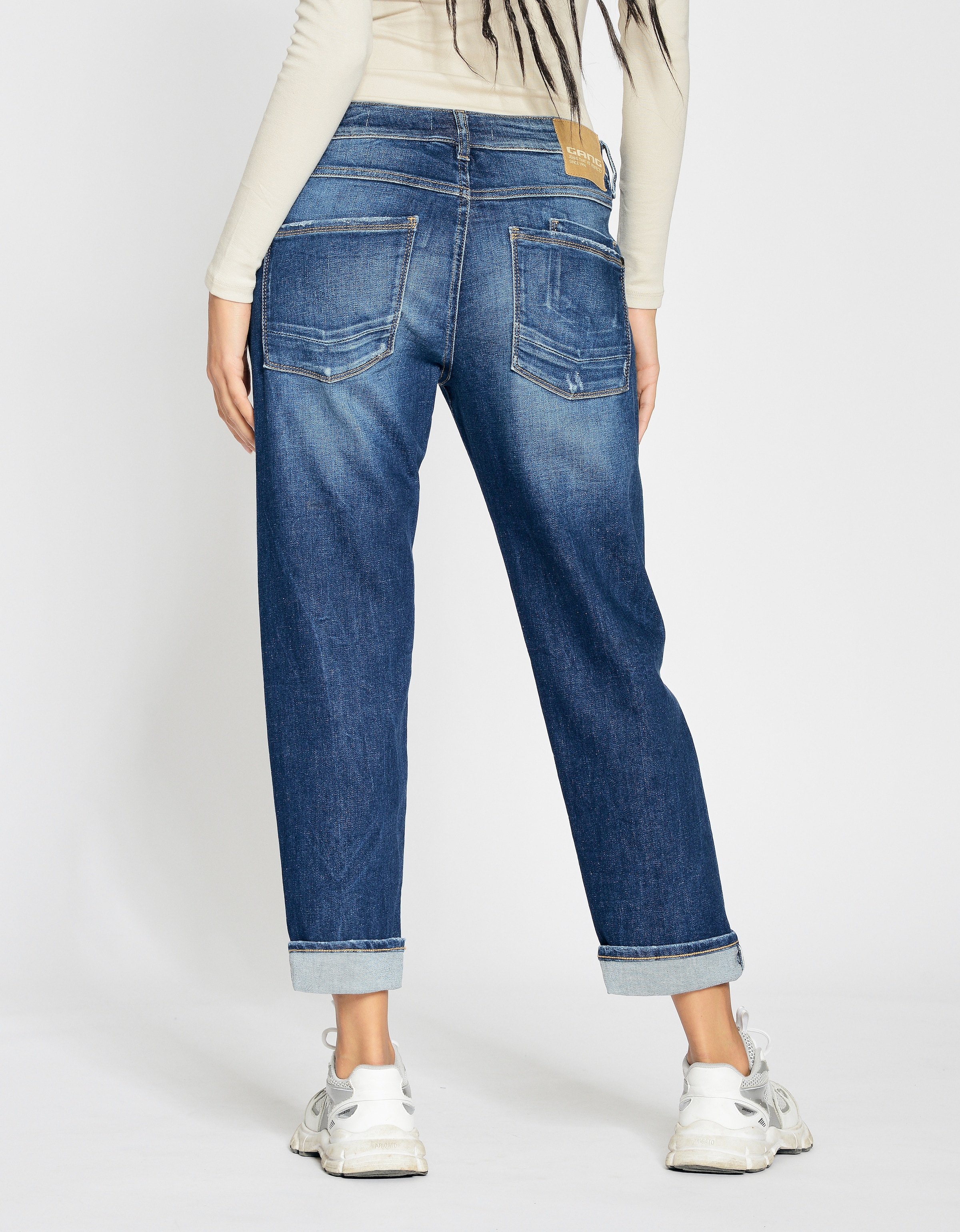 GANG Boyfriend-Jeans »94NADIA«, 5-Pocket Style mit Reissverschluss und Knopf