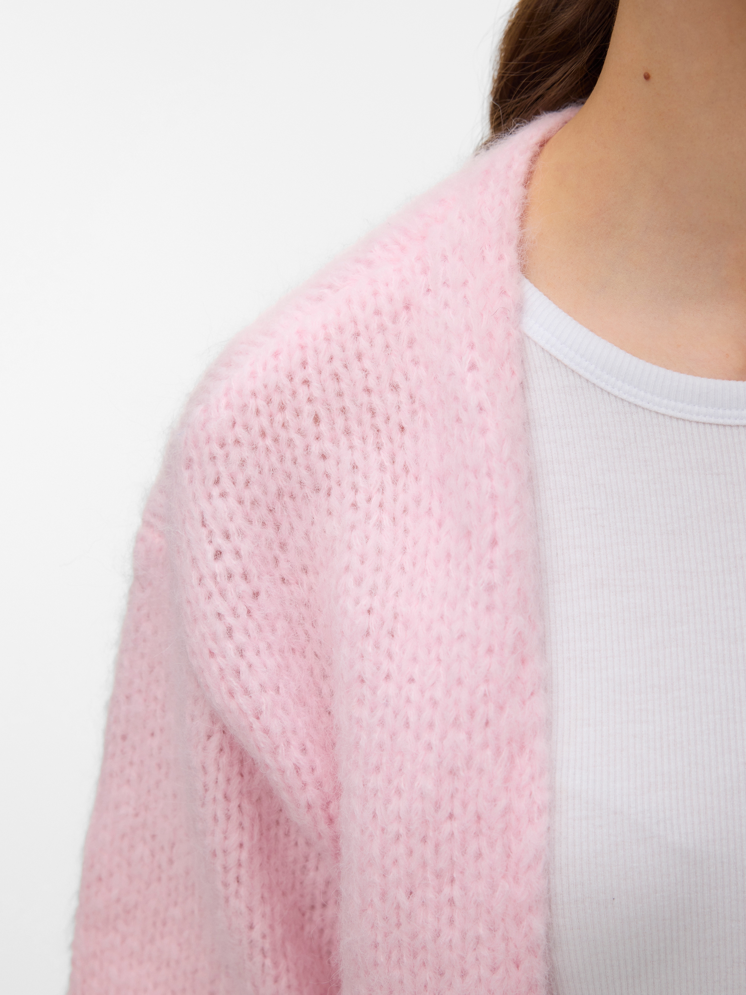 Vero Moda Veste en tricot »VMMAYBE 2/4 OPEN CARDIGAN NOOS« fibre synthétique