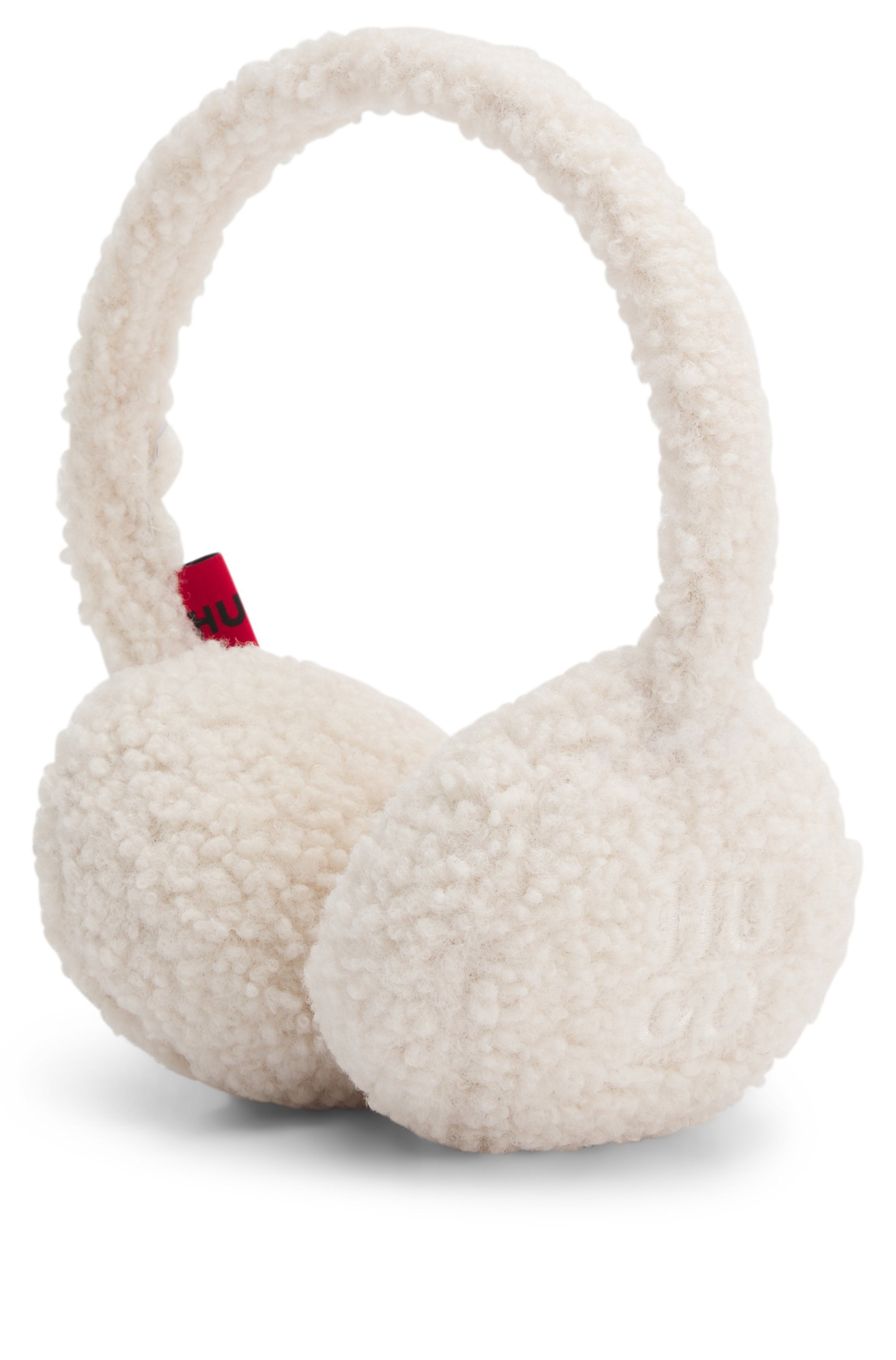 HUGO Ohrenwärmer »Claudya«, mit tonaler Stickerei, Teddy