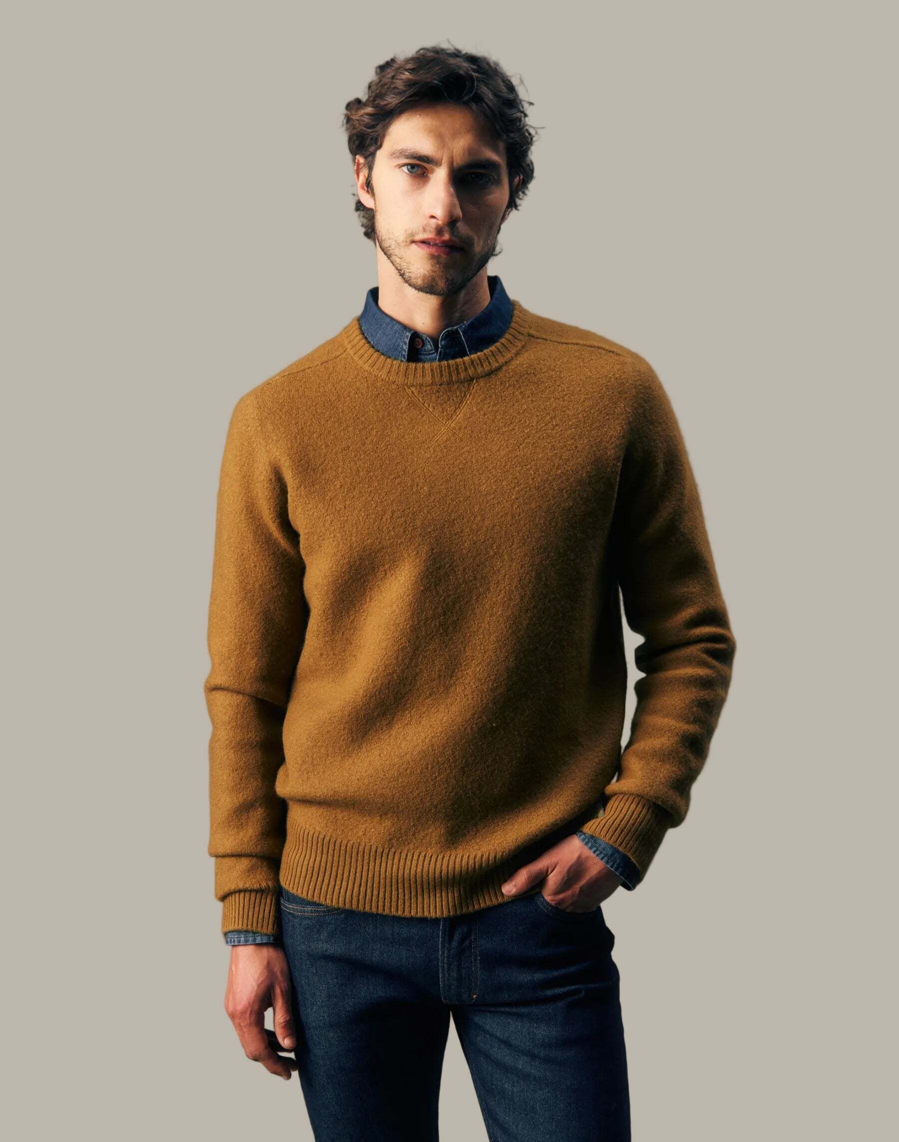 Image of Lee Strickpullover "Lee Pullover Boiled Wool"