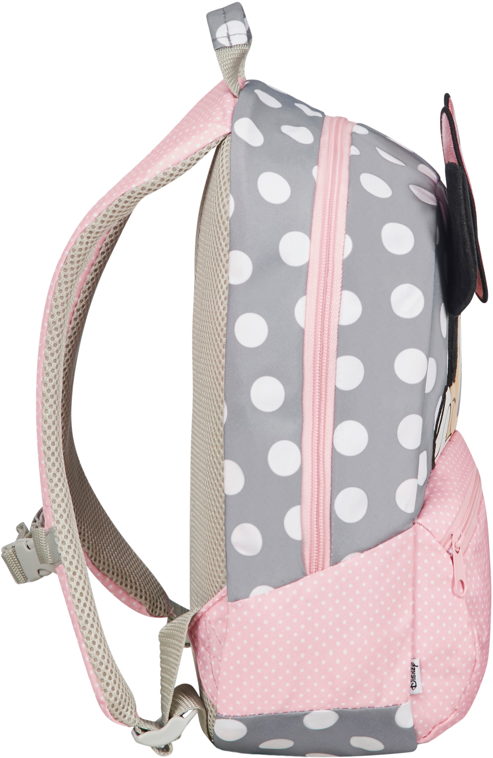 Samsonite Kinderrucksack »Disney Ultimate 2.0, S+, Minnie Glitter«, reflektierende Details, Kinderrucksack Kindergartenrucksack Kinderfreizeitrucksack