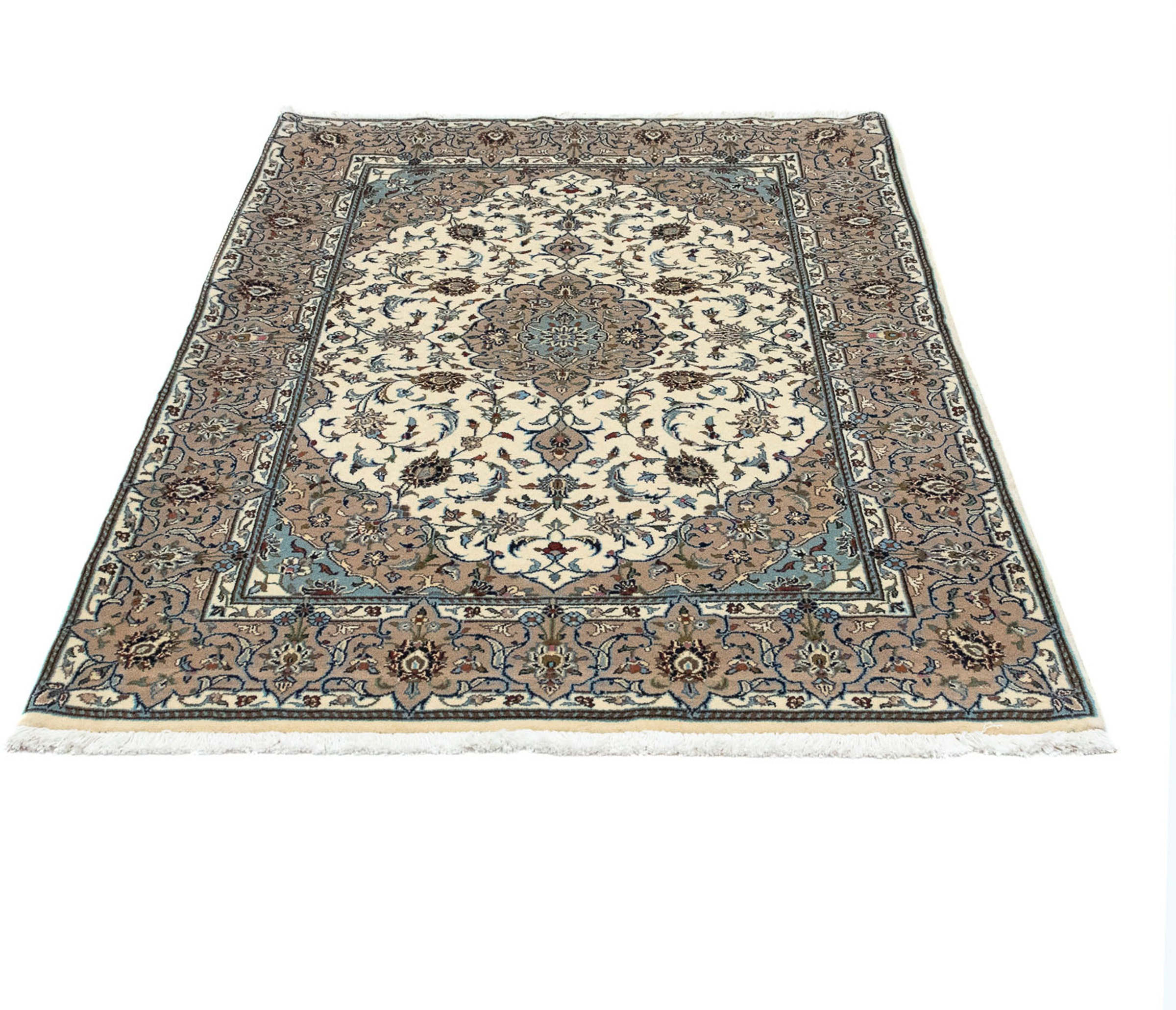 Image of morgenland Orientteppich »Perser - Keshan - 172 x 110 cm - beige«, rechteckig, 10 mm Höhe, Wohnzimmer, Handgeknüpft, Einzelstück mit Zertifikat bei Ackermann Versand Schweiz