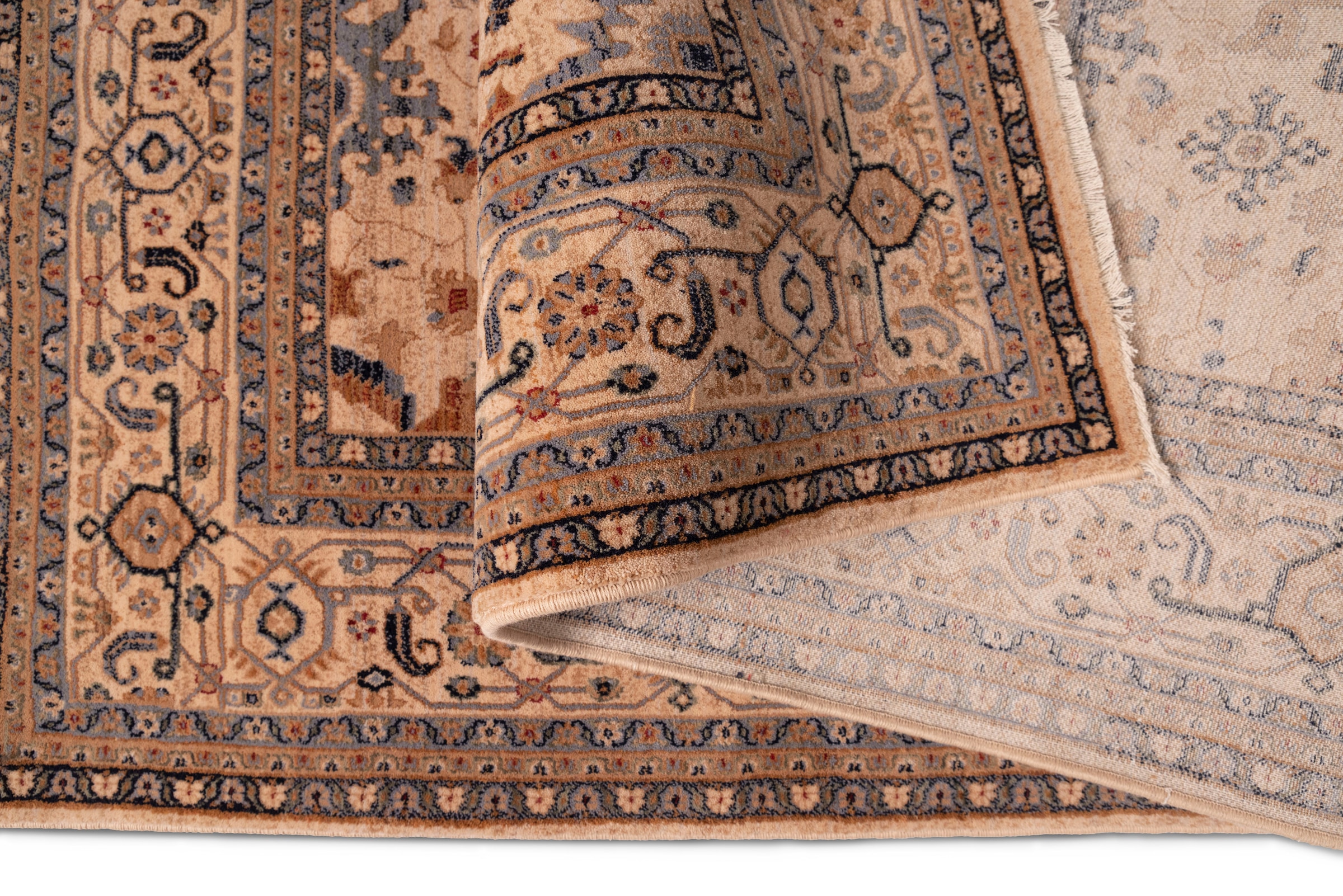 THEKO Wollteppich »Saharna 7521«, rechteckig, 12 mm Höhe, reine Wolle, Orient-Optik, mit Fransen